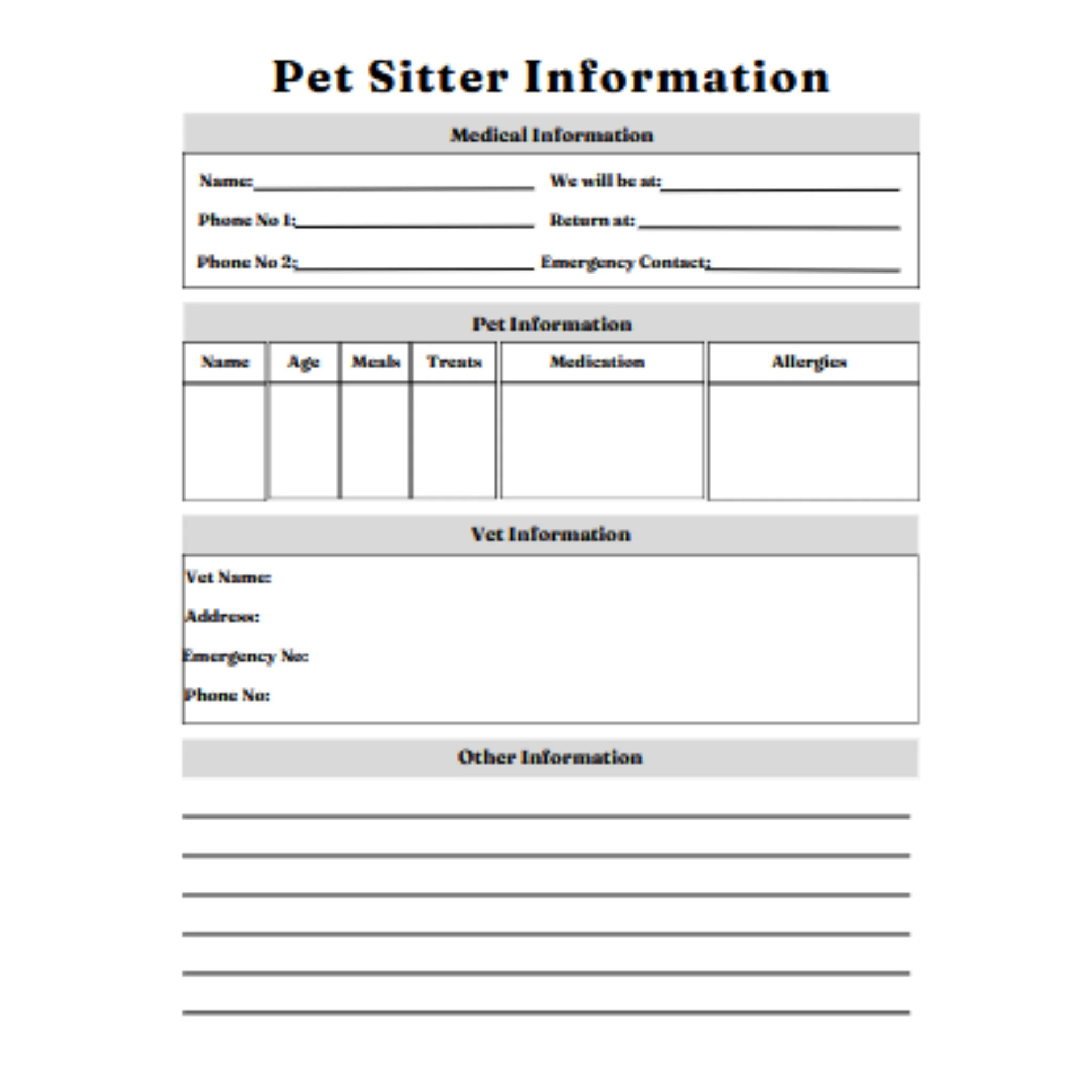 Pet Care Planner Bundle - Image 3