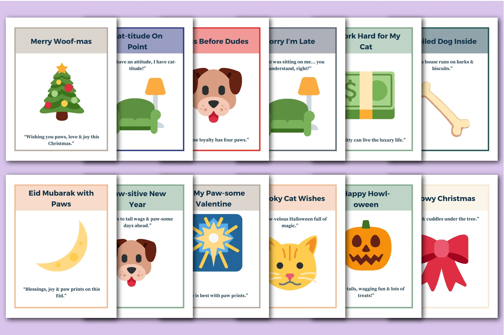 Pet Lovers: 40 Design Cards Collection - Image 3