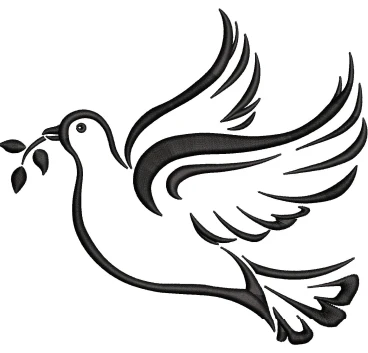 Pigon Embroidery Design
