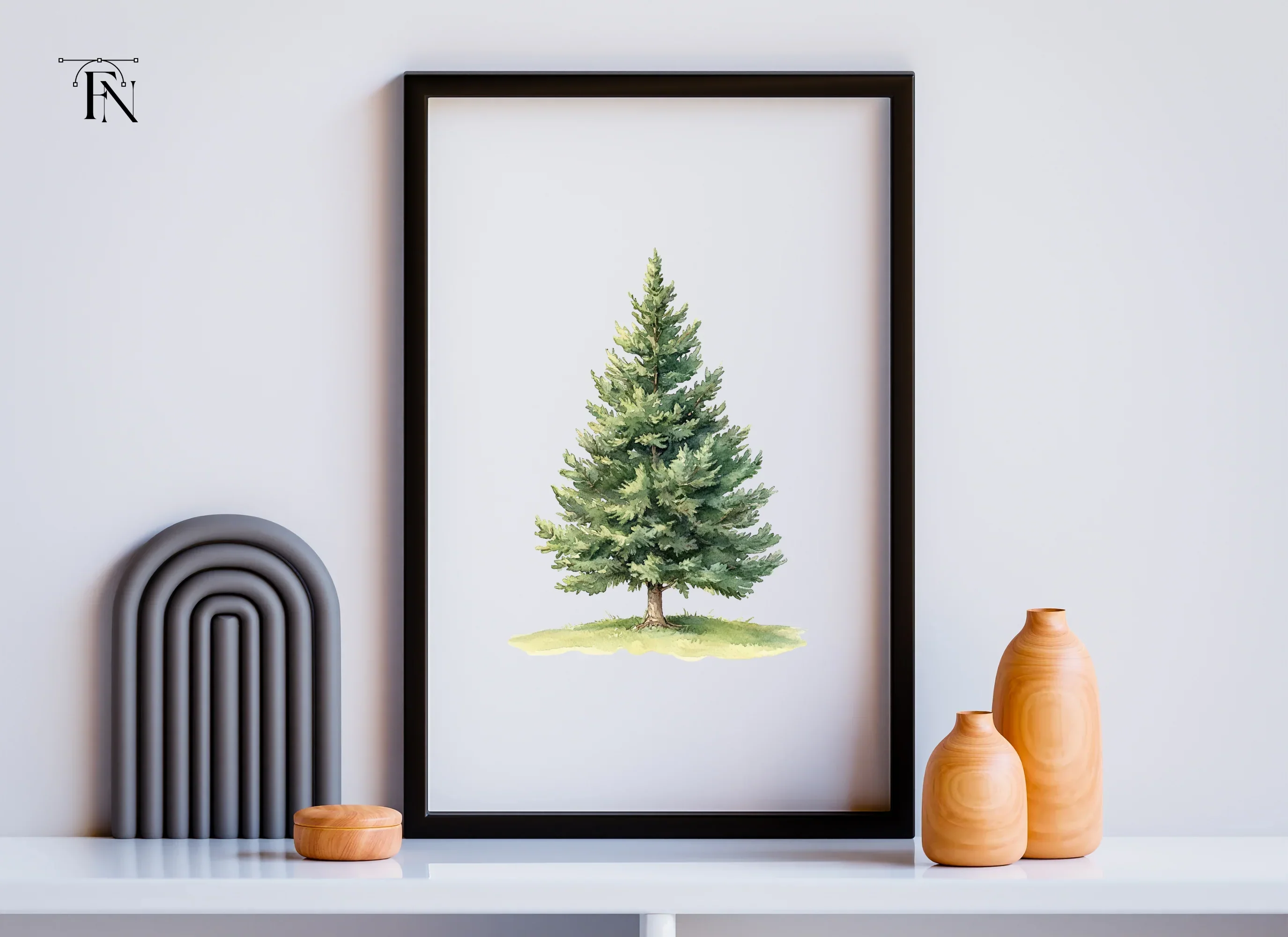 Pine Tree Clipart Bundle - Image 6