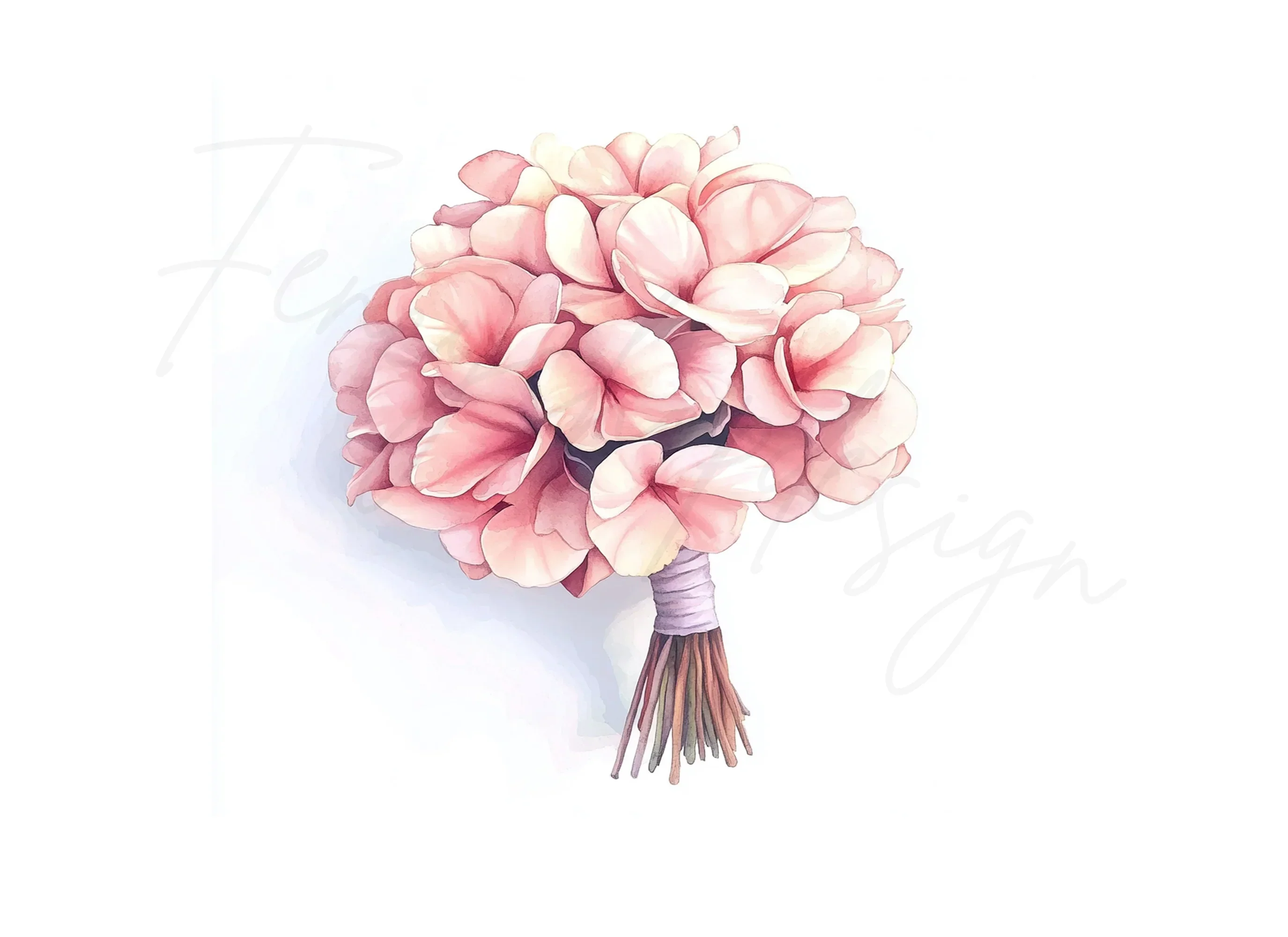 Pink Floral Bouquet Clipart Bundle - Image 3