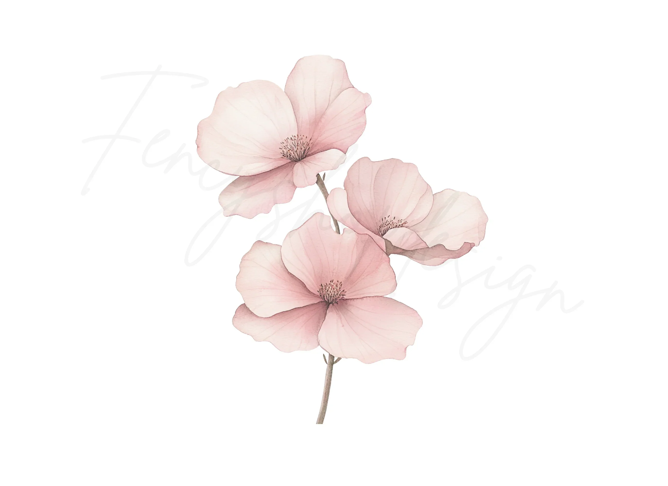 Pink Floral Clipart Bundle - Image 2