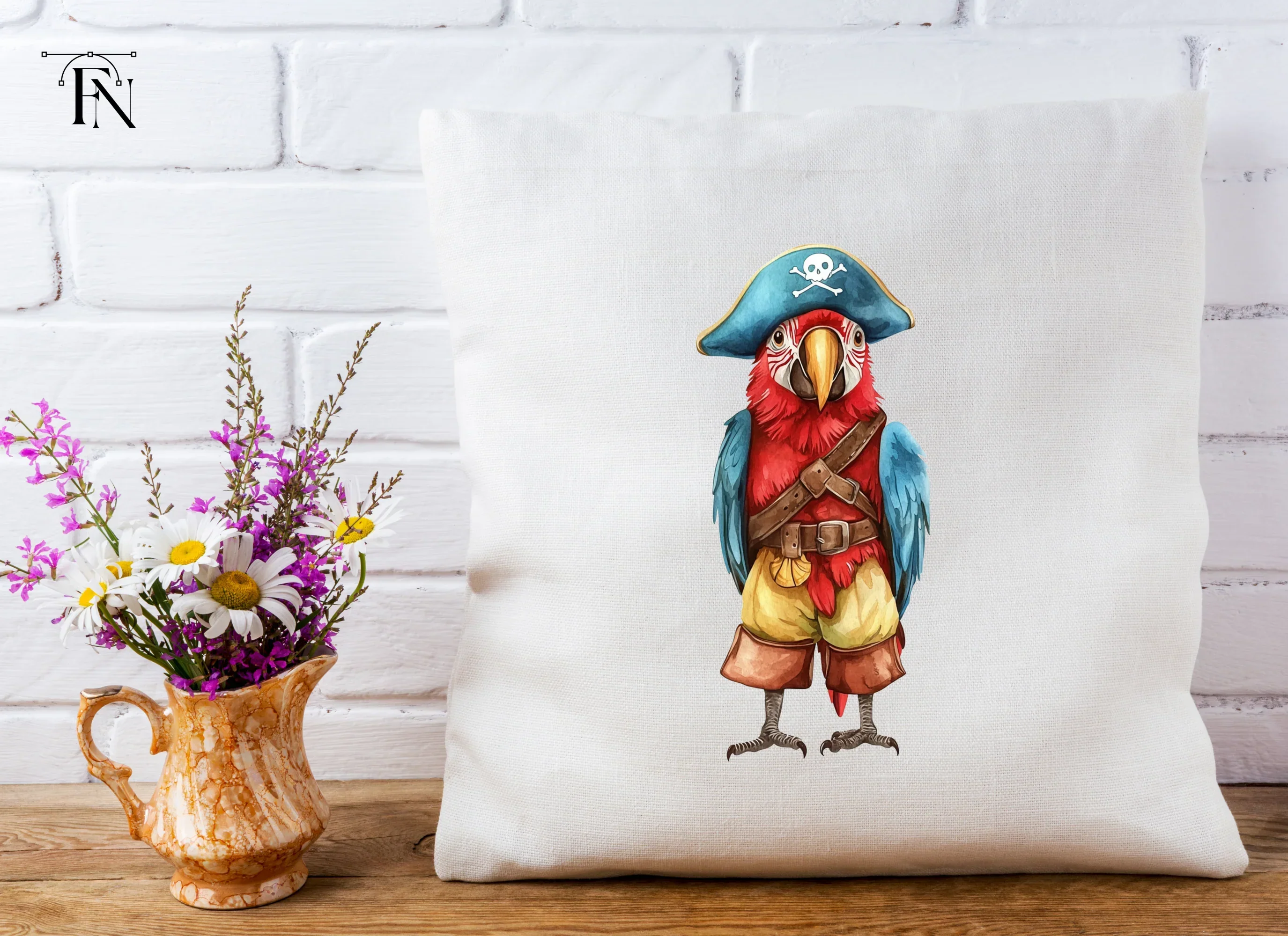 Pirate Parrot Clipart Bundle - Image 5