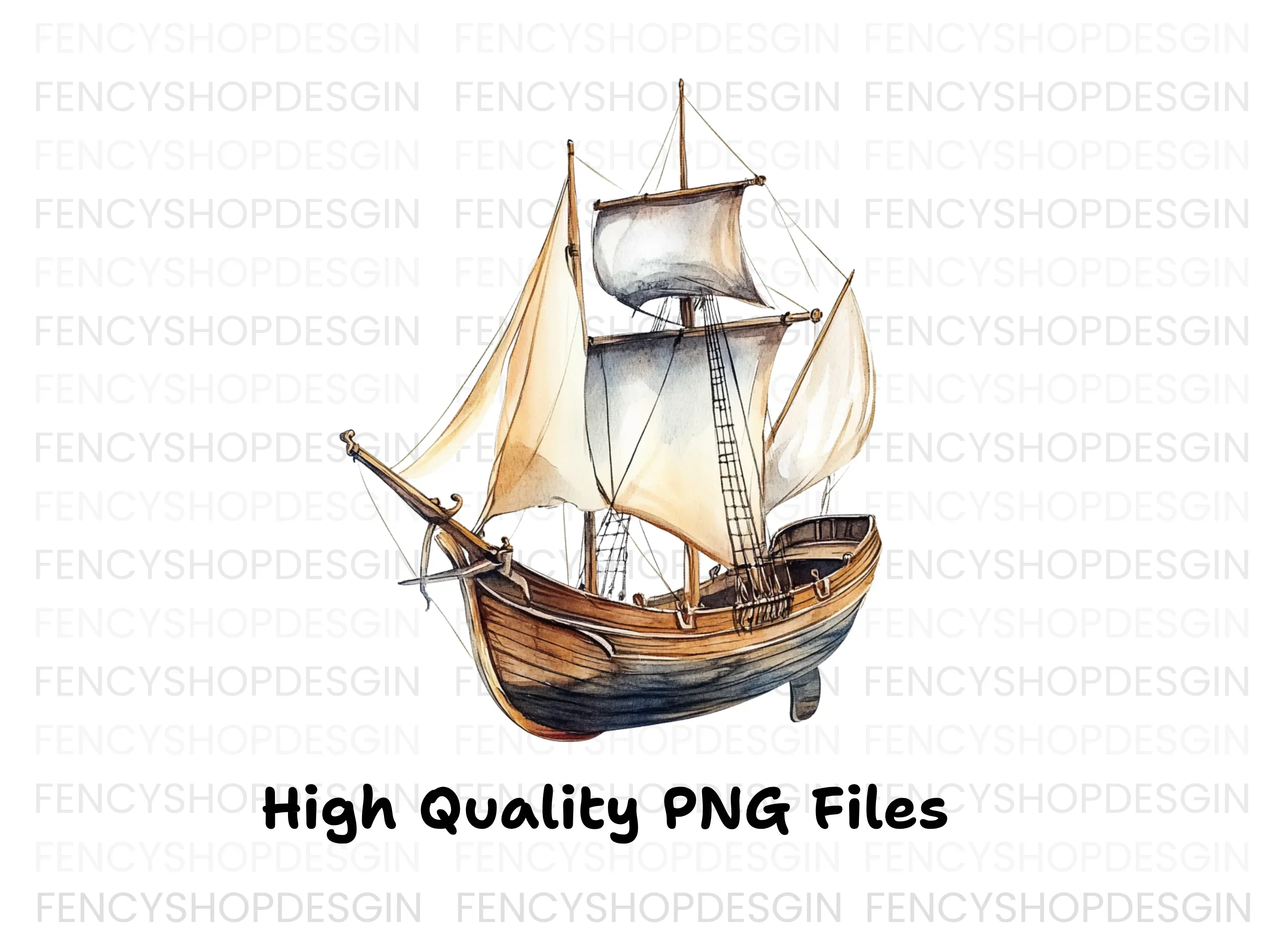 Pirate Ships Clipart Bundle - Image 2