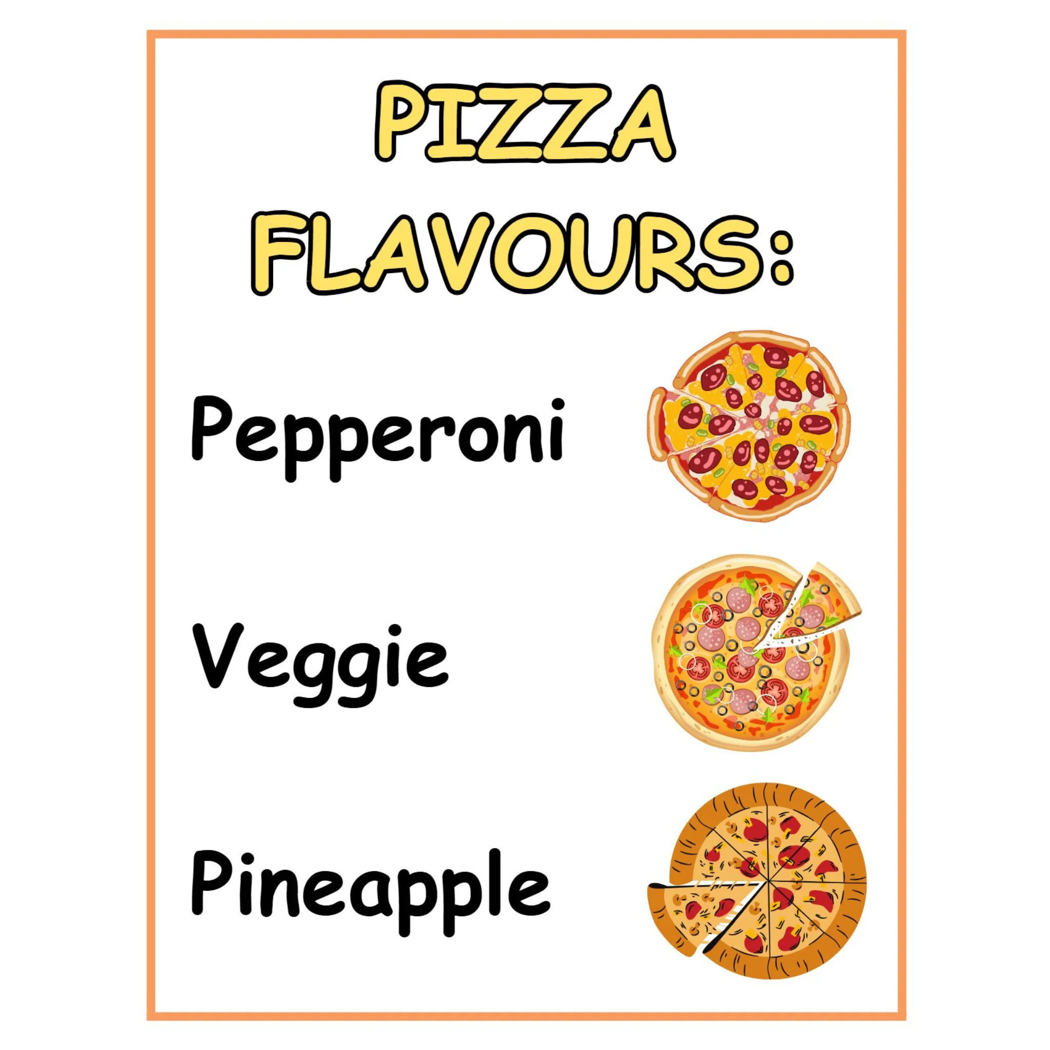 Pizza Shop Dramatic Play Activity Pack - Image 3