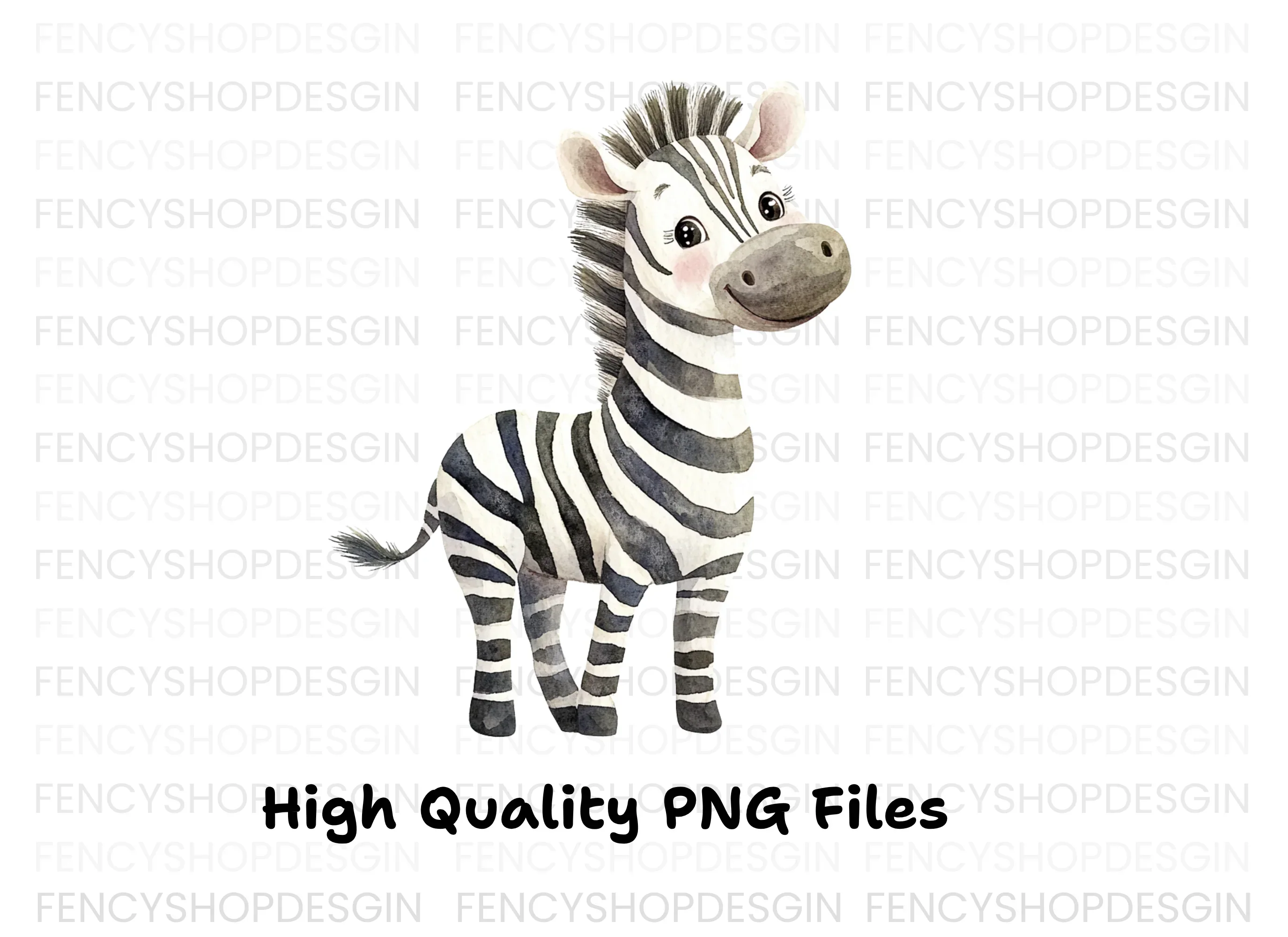 Playful Baby Zebra Clipart Bundle - Image 2