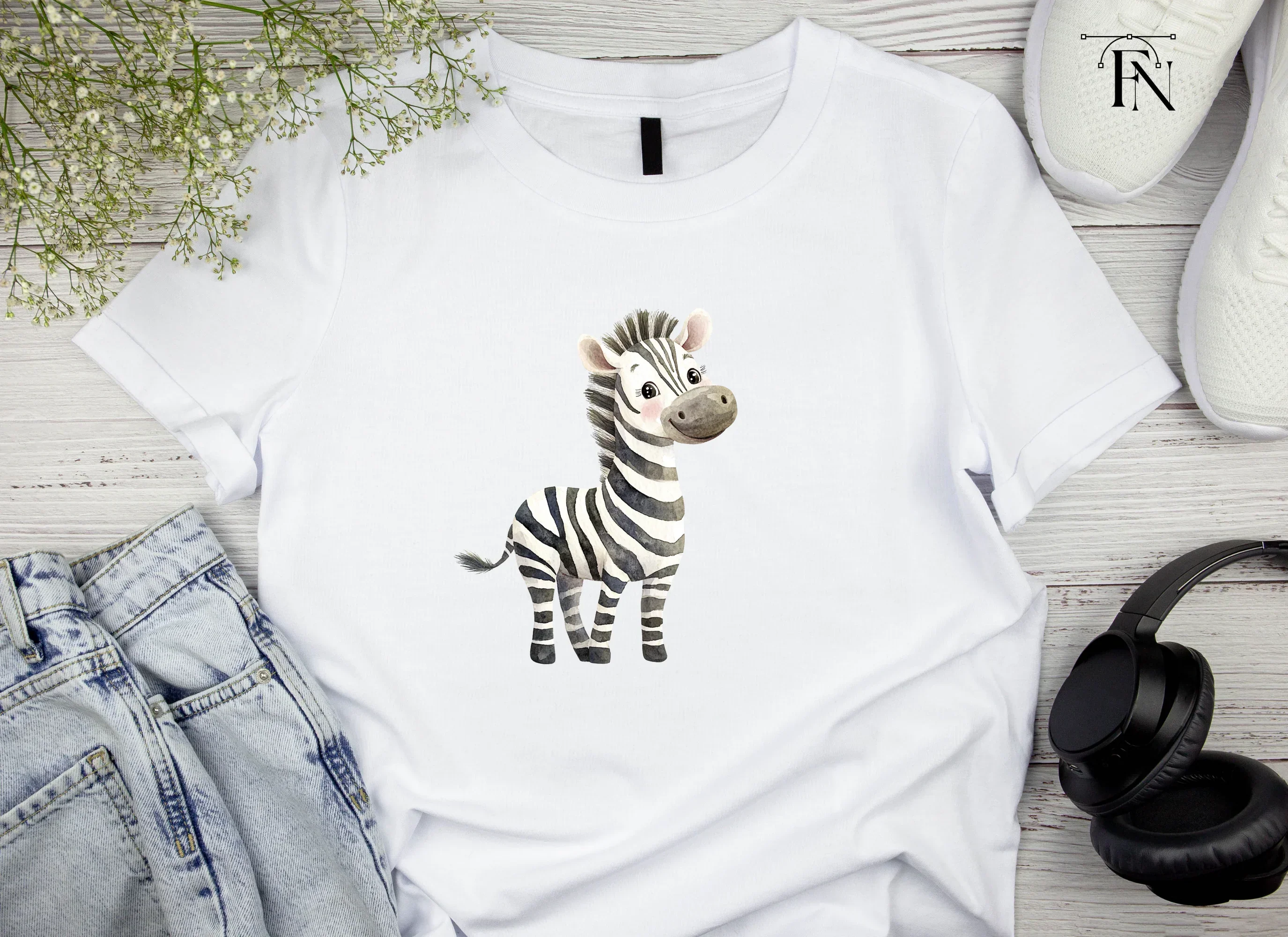 Playful Baby Zebra Clipart Bundle - Image 5