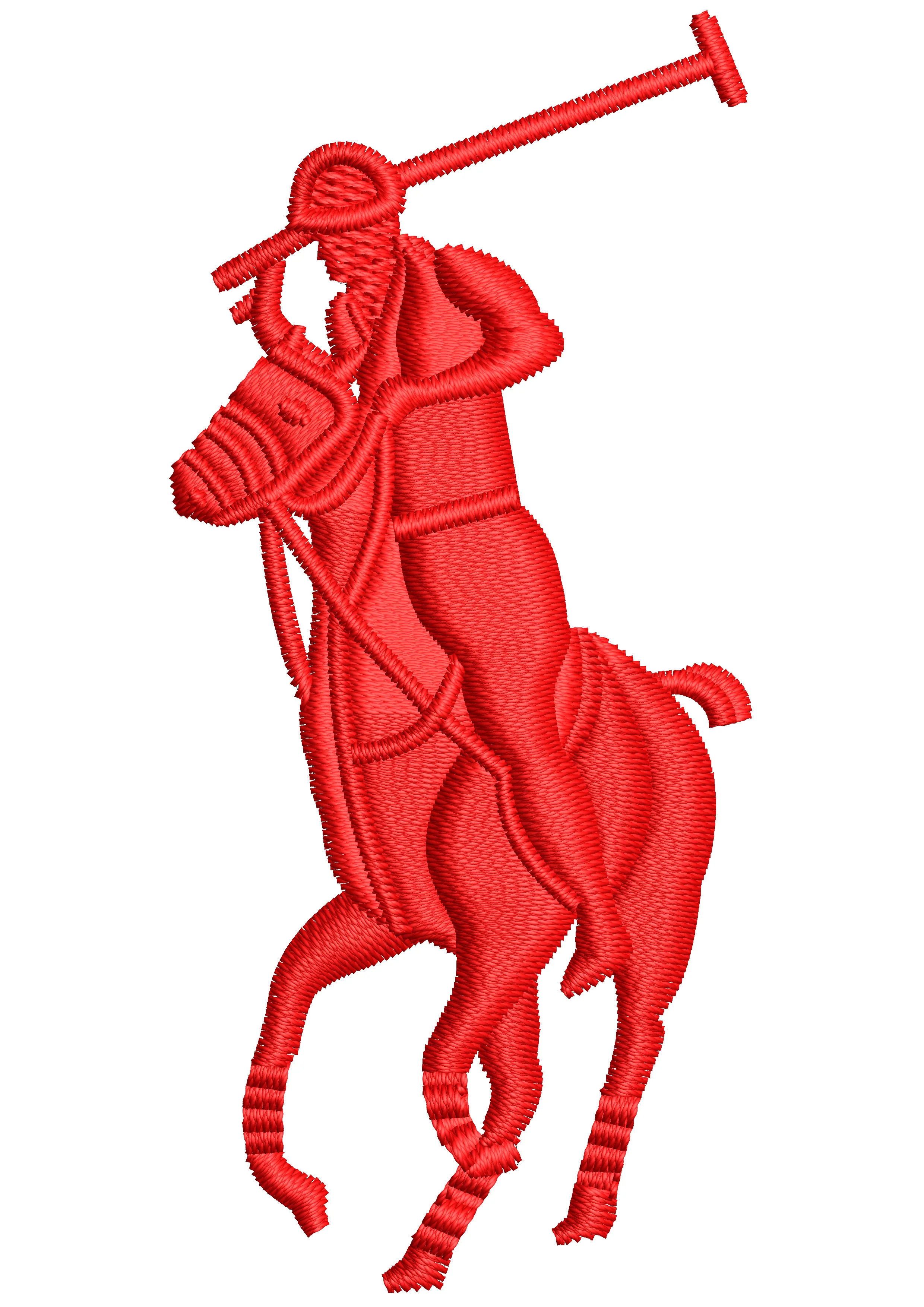 Polo Horse Big Embroidery Design