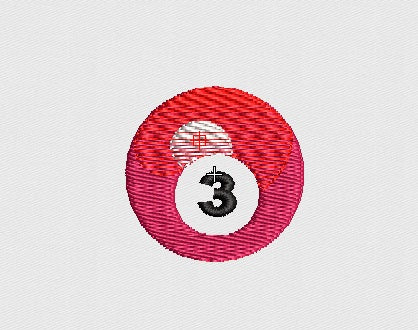Pool Embroidery Design