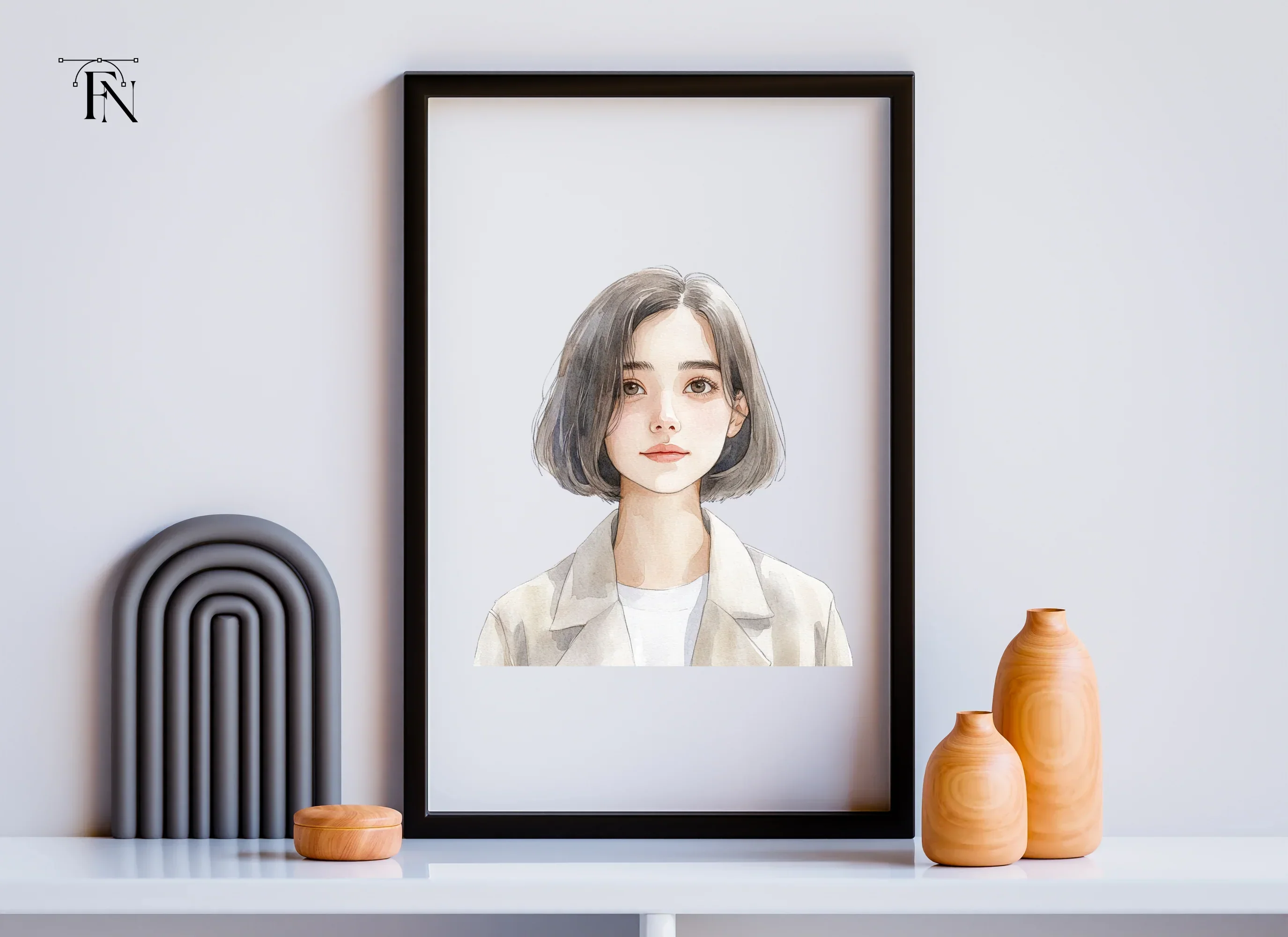 Portrait of Woman Clipart Bundle - Image 6