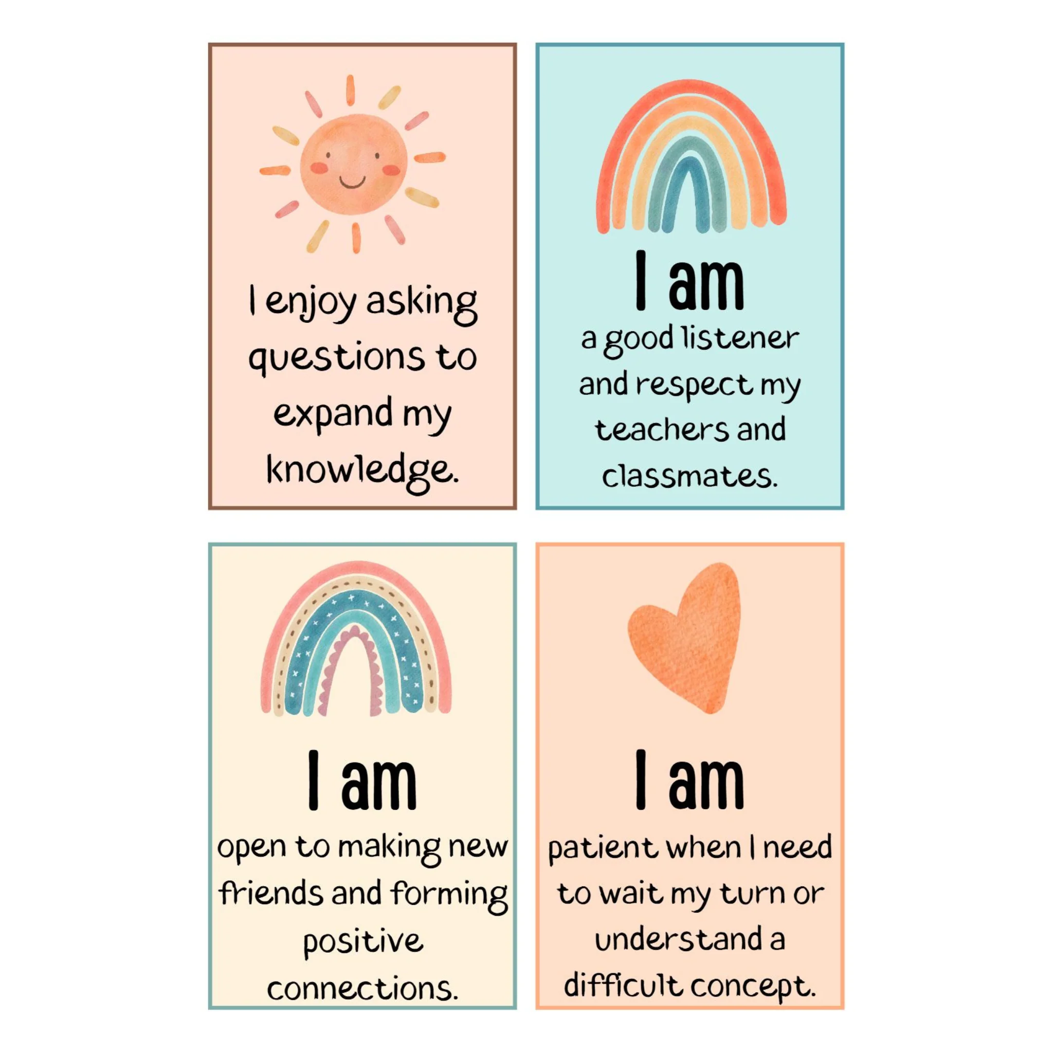 Positive Affirmation Cards for Students - Image 2