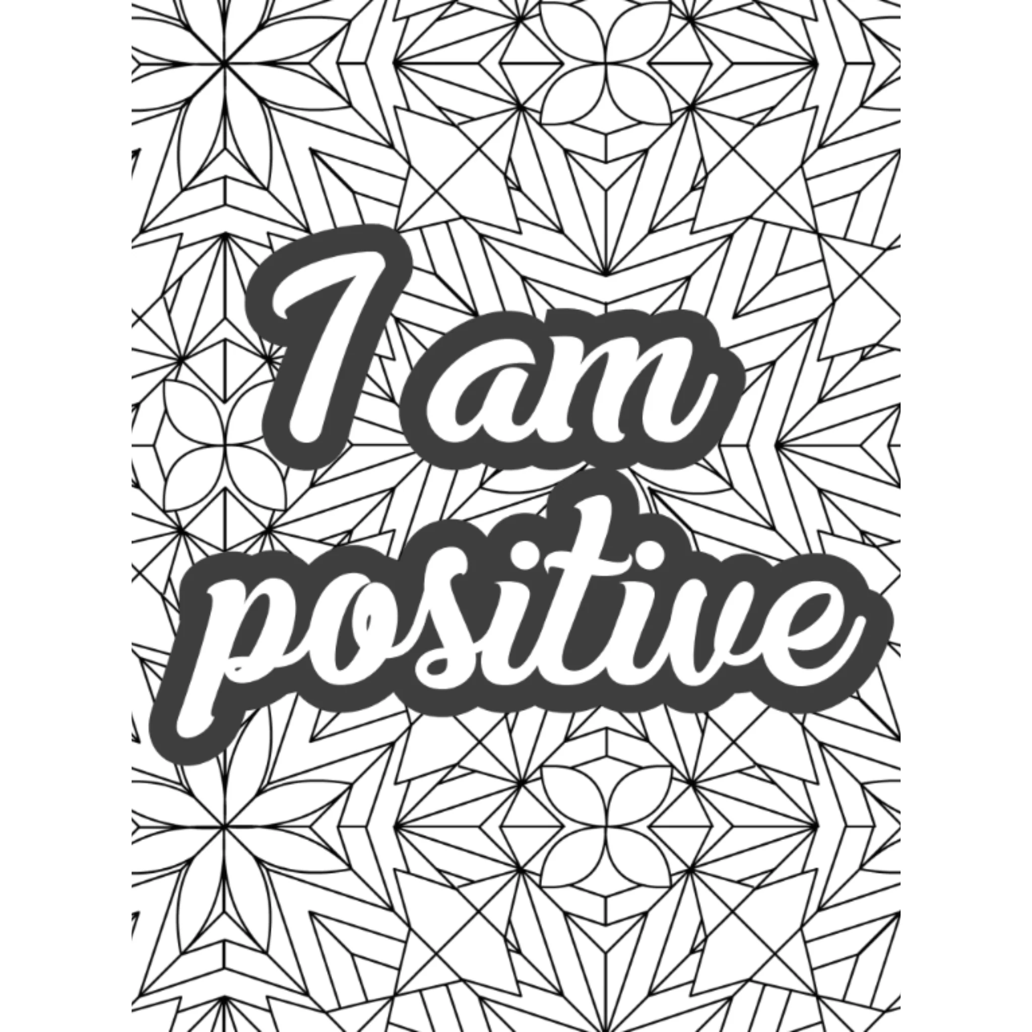 Positive Affirmation Coloring Pages - Image 2