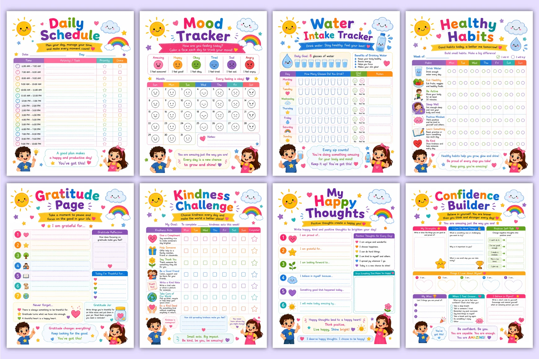 Positive Mind For Kids Planner - Image 3