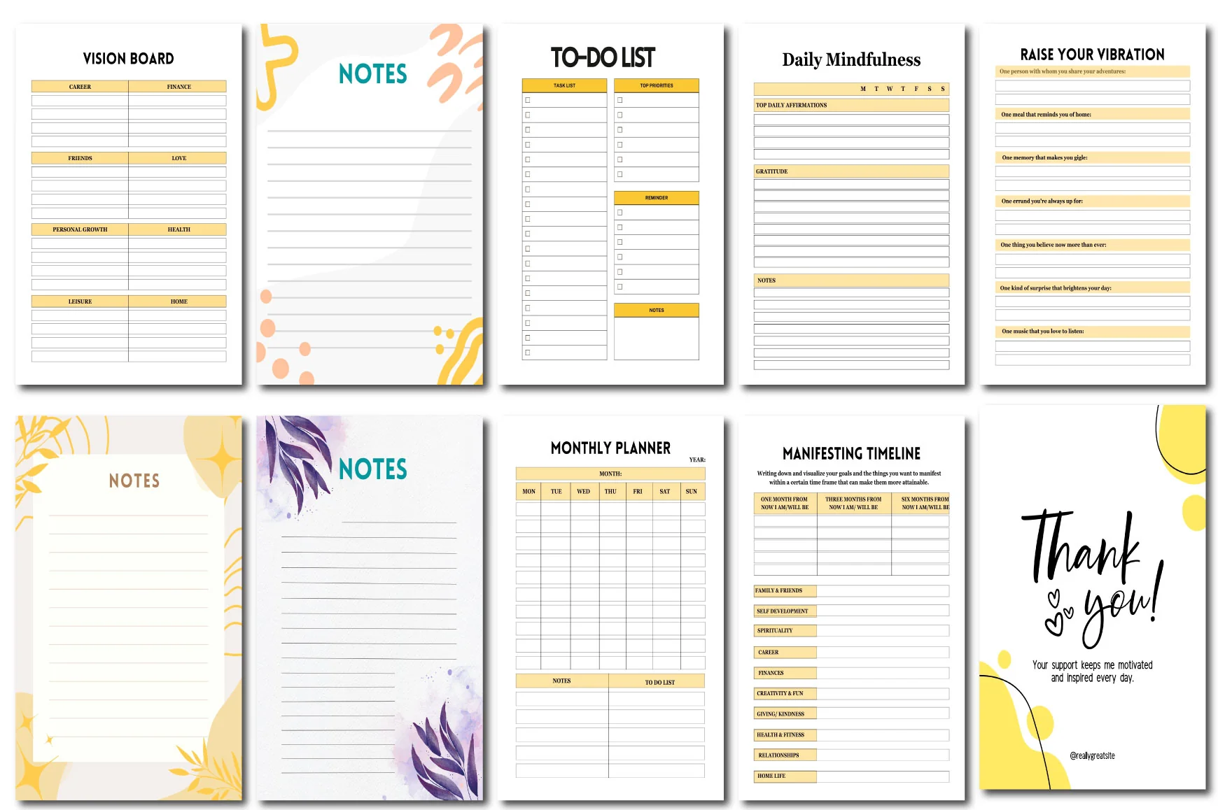Positive Mindset Planner - Image 3