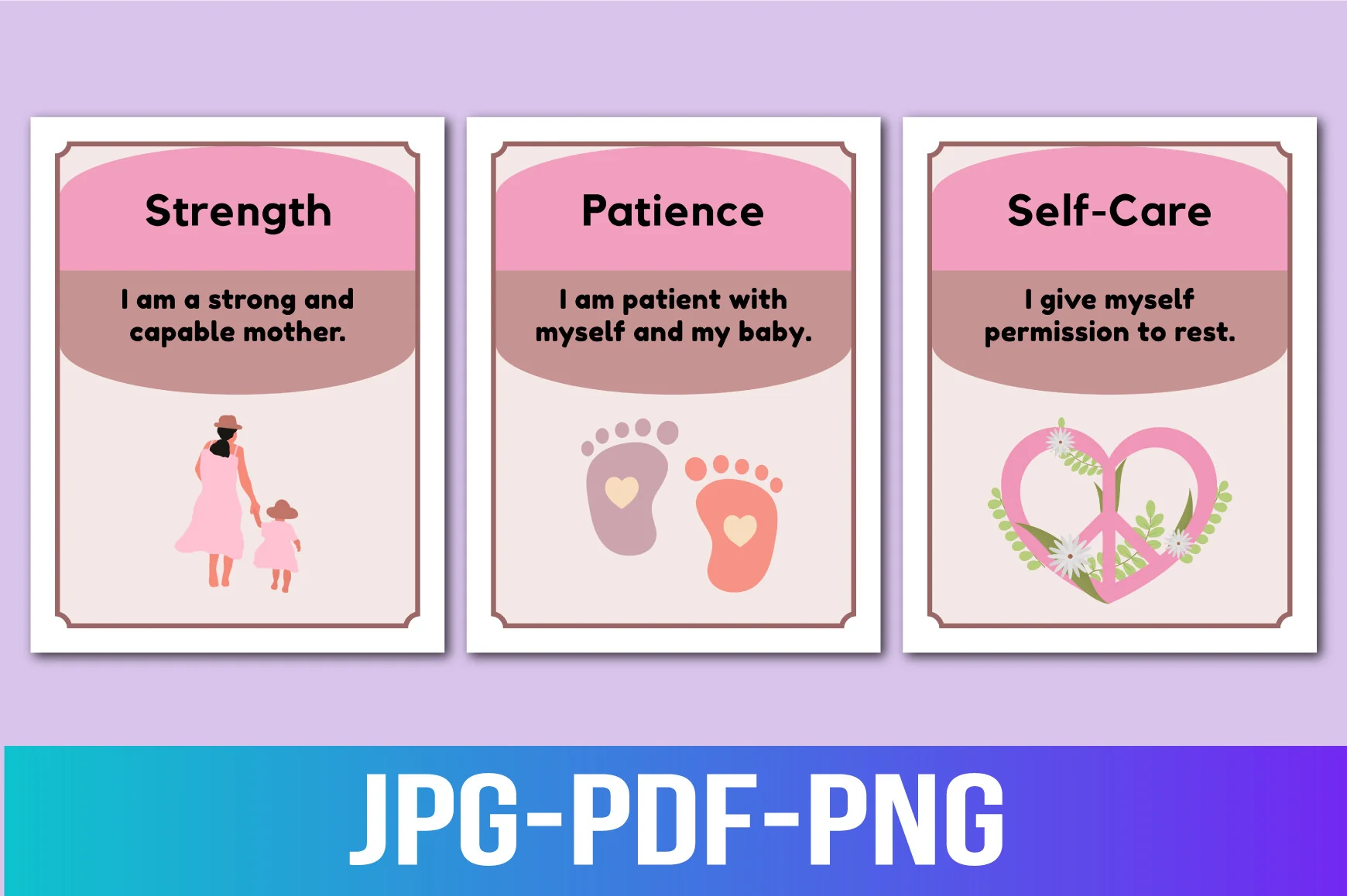Postpartum Affirmation Cards for New Moms - Image 5