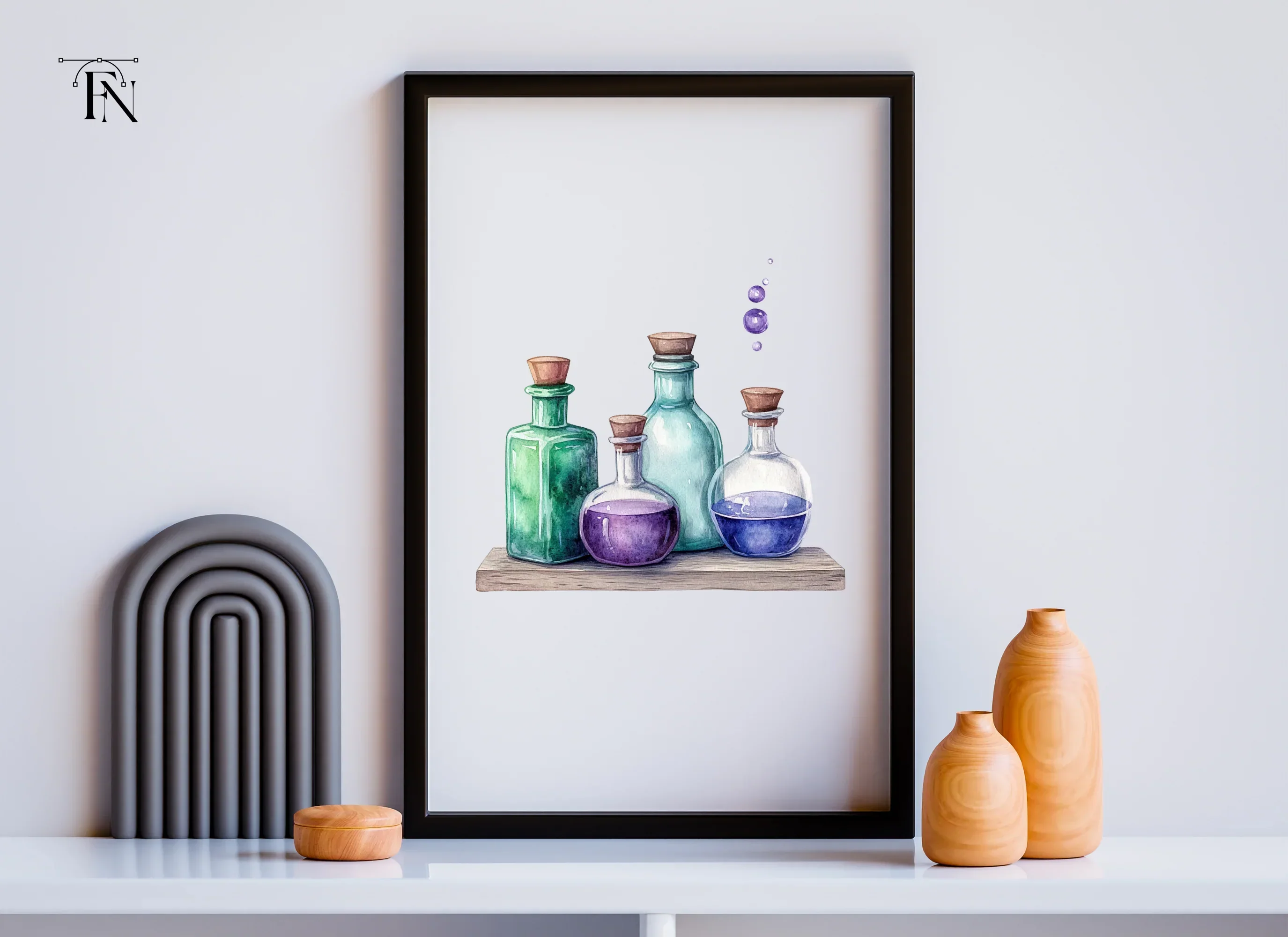 Potion Bottles Clipart Bundle - Image 6