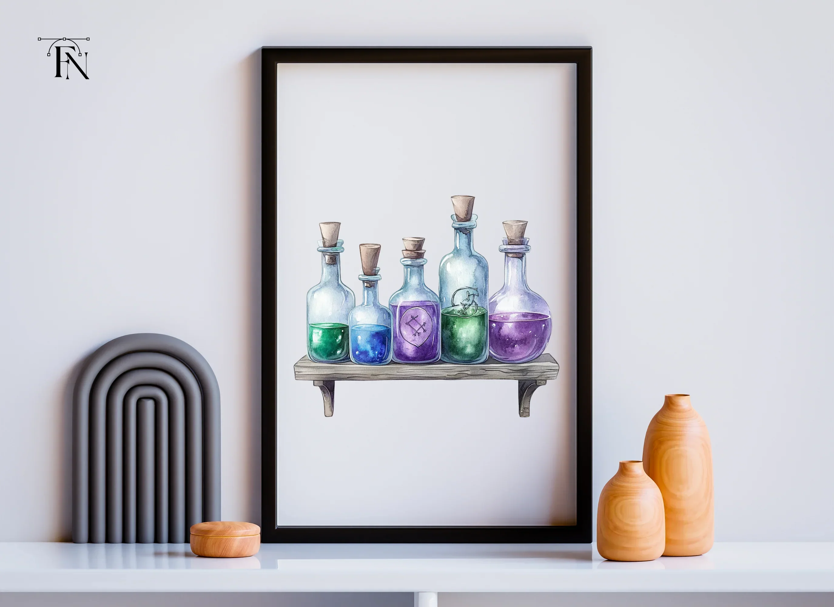 Potion Bottles Clipart Bundle - Image 3