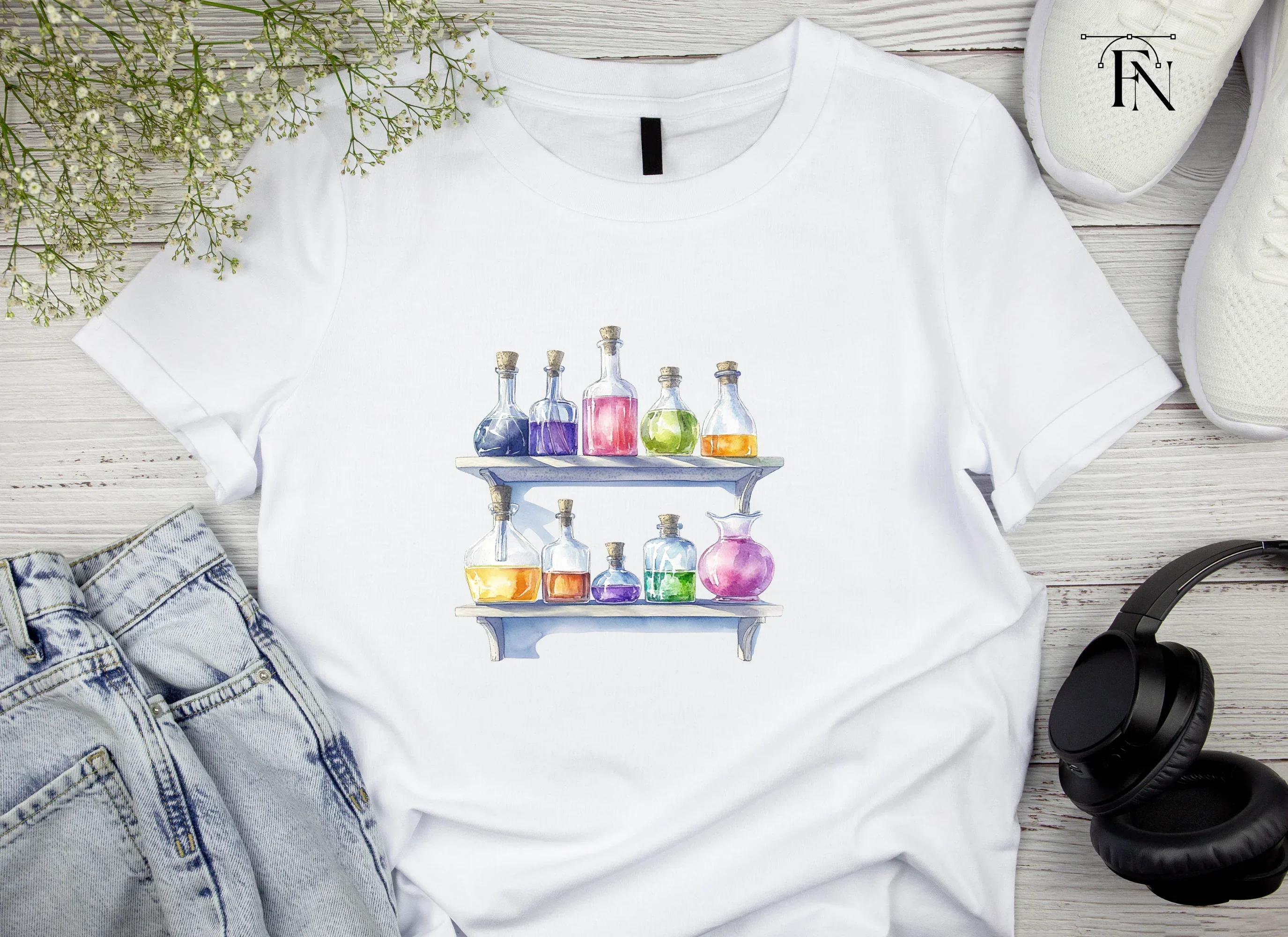 Potion Bottles Clipart Bundle - Image 4