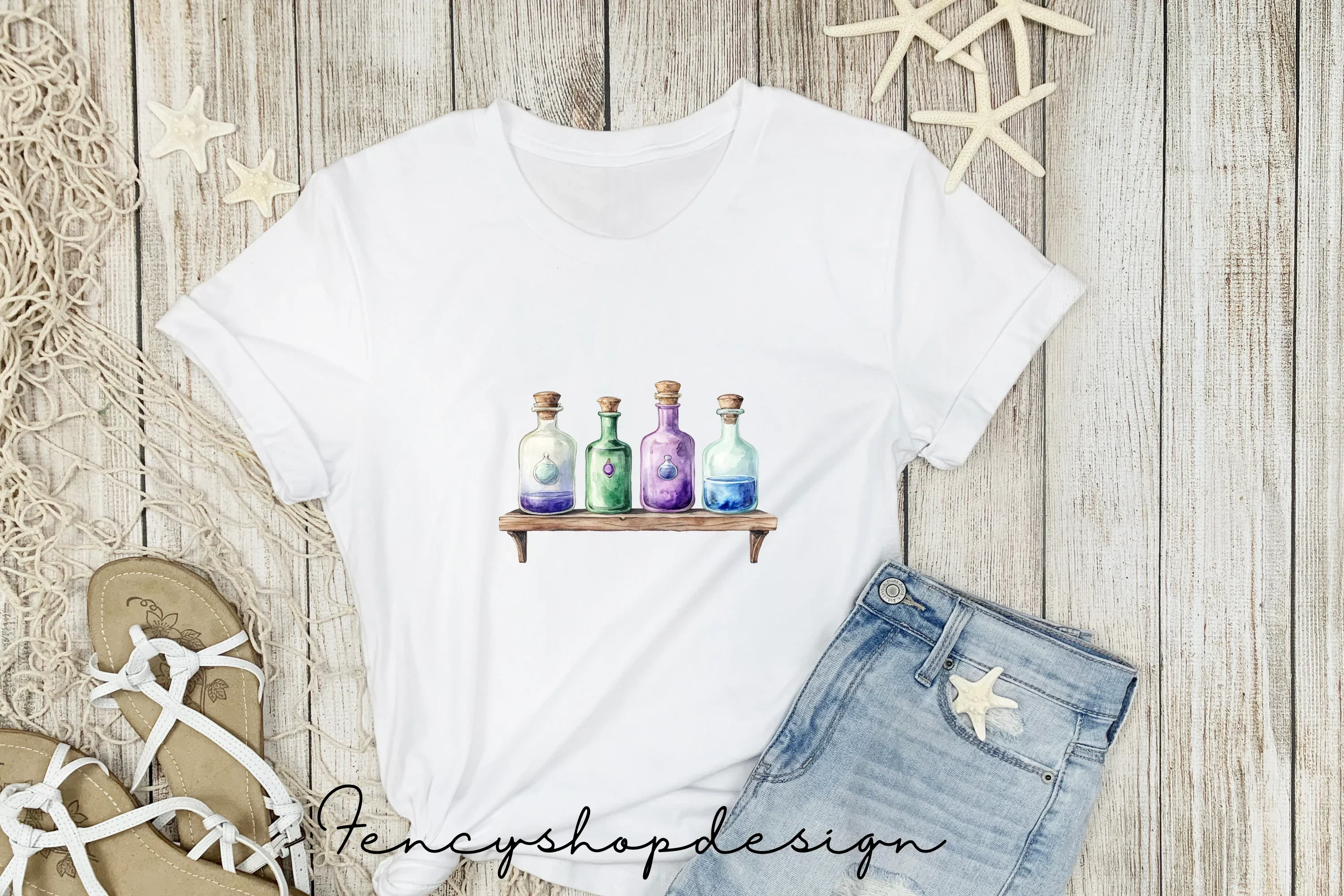 Potion Bottles Elixirs Clipart Bundle - Image 5