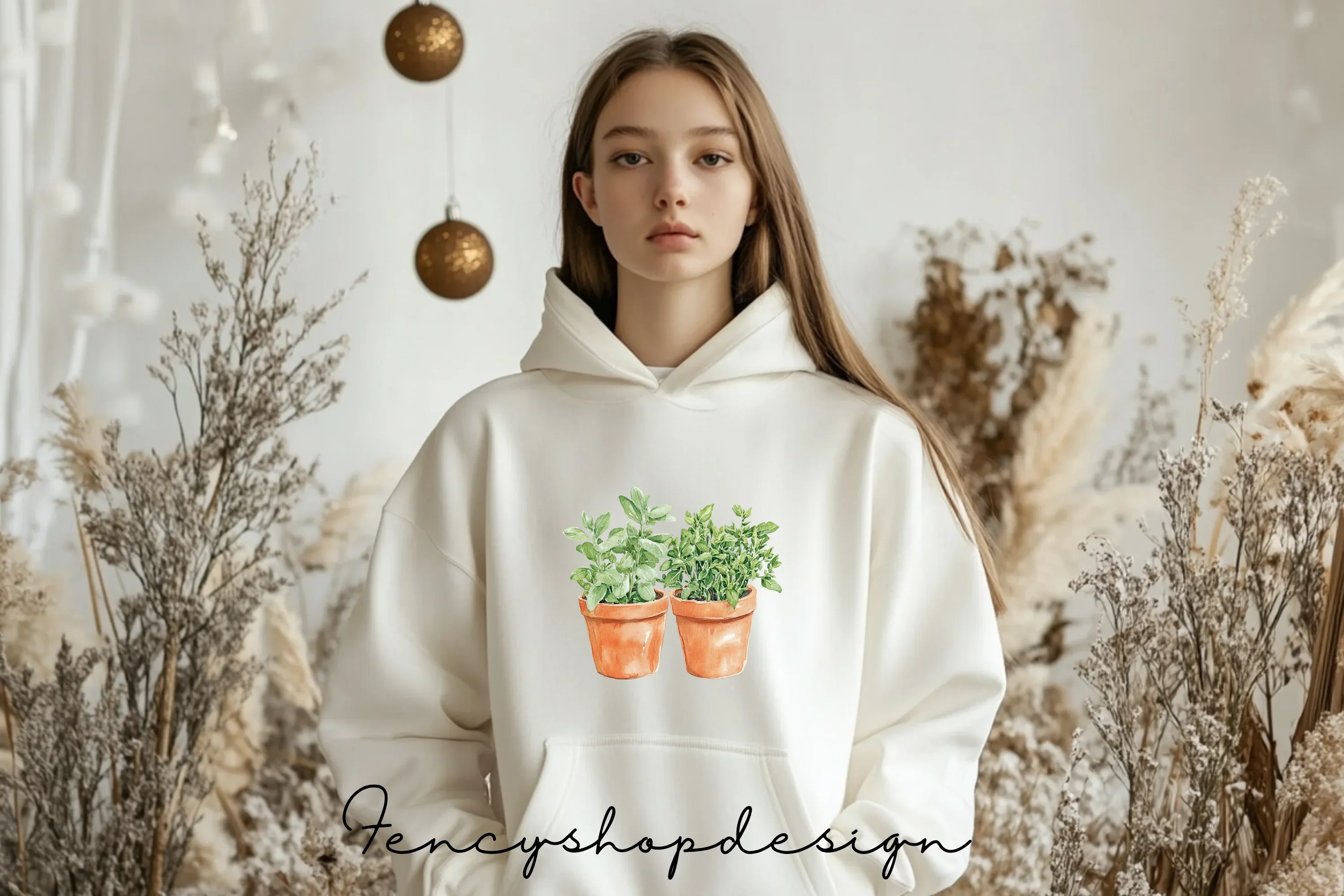 Potted Herbs Clipart Bundle - Image 4