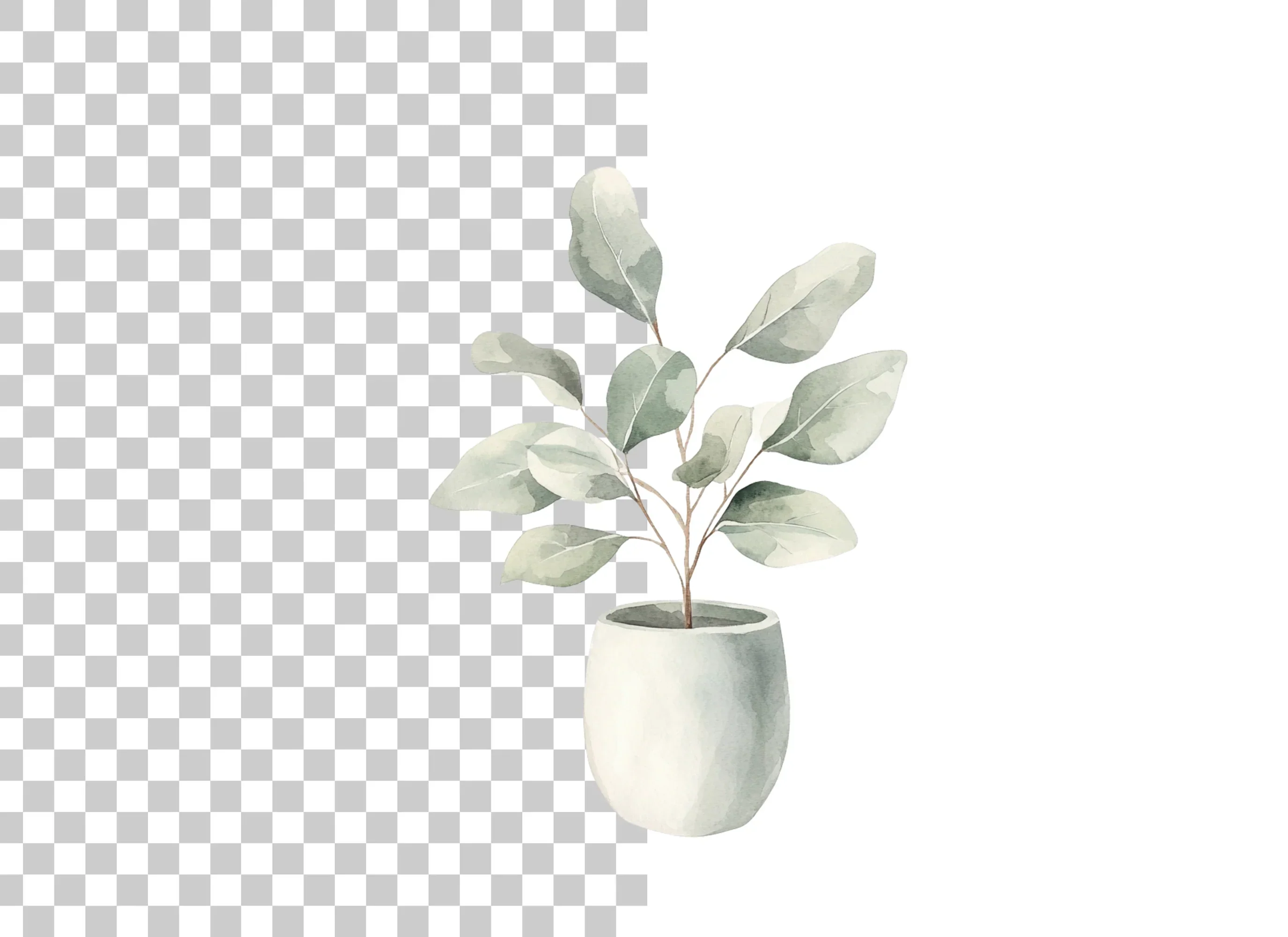 Potted Plant Clipart Bundle - Image 2