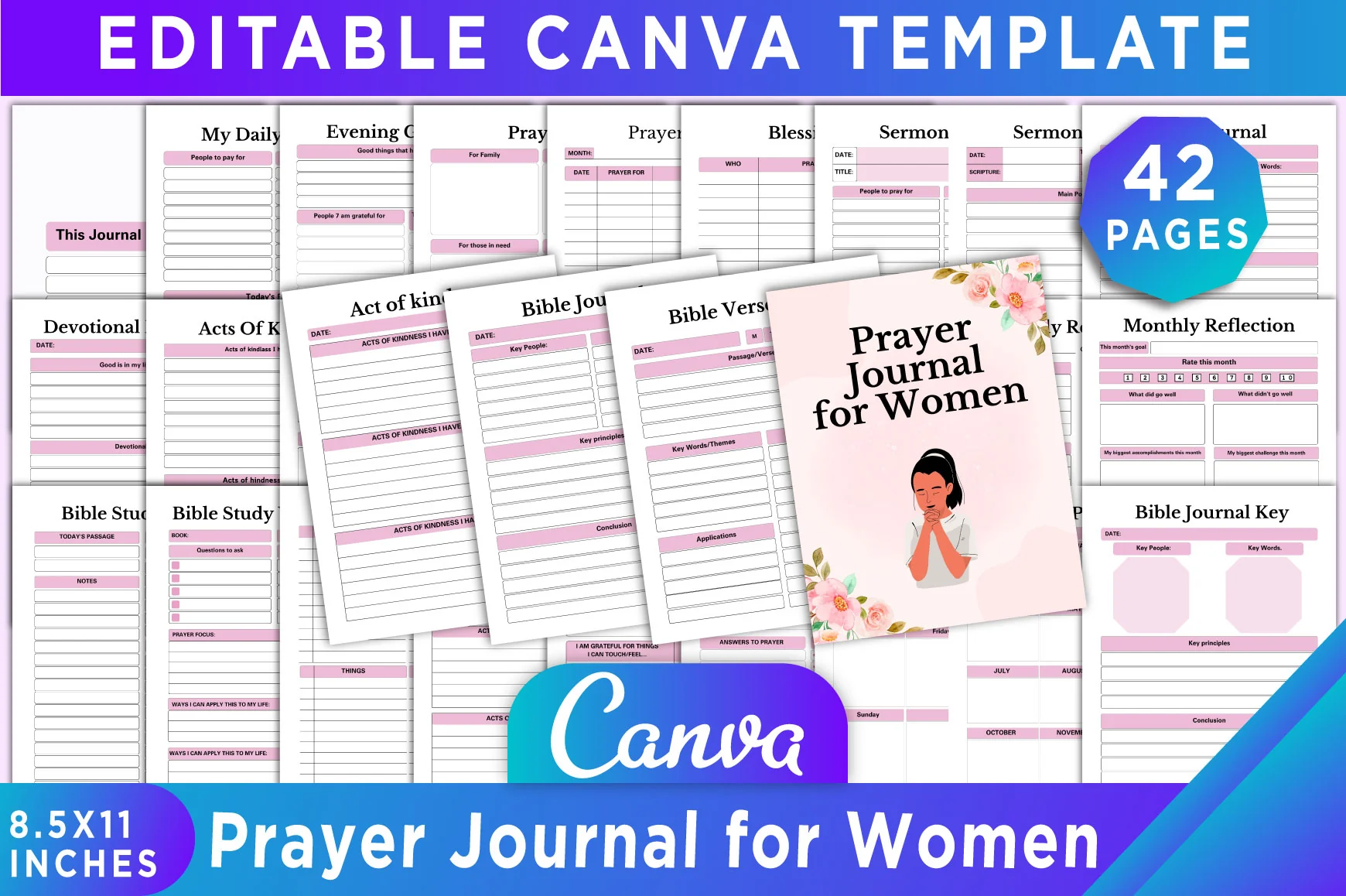 Prayer Journal for Women