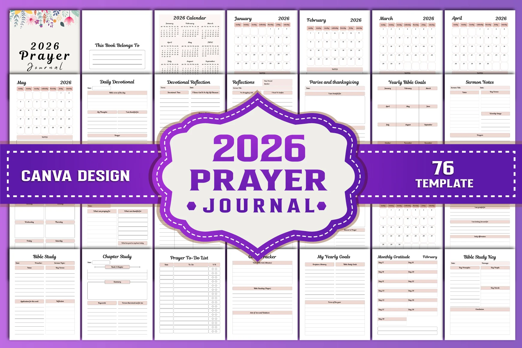 Prayer Journal Template