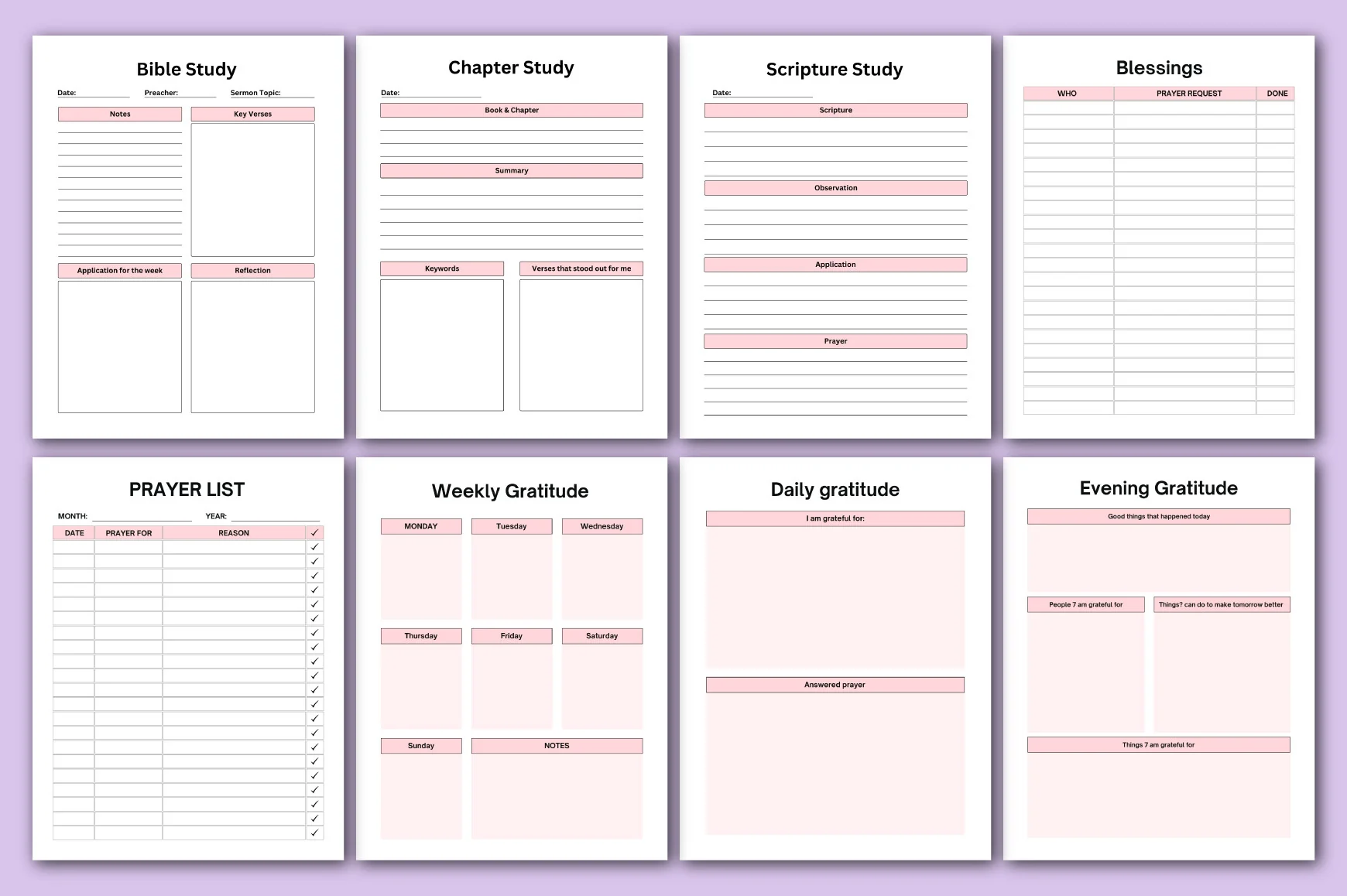 Prayer Journal Template - Image 4
