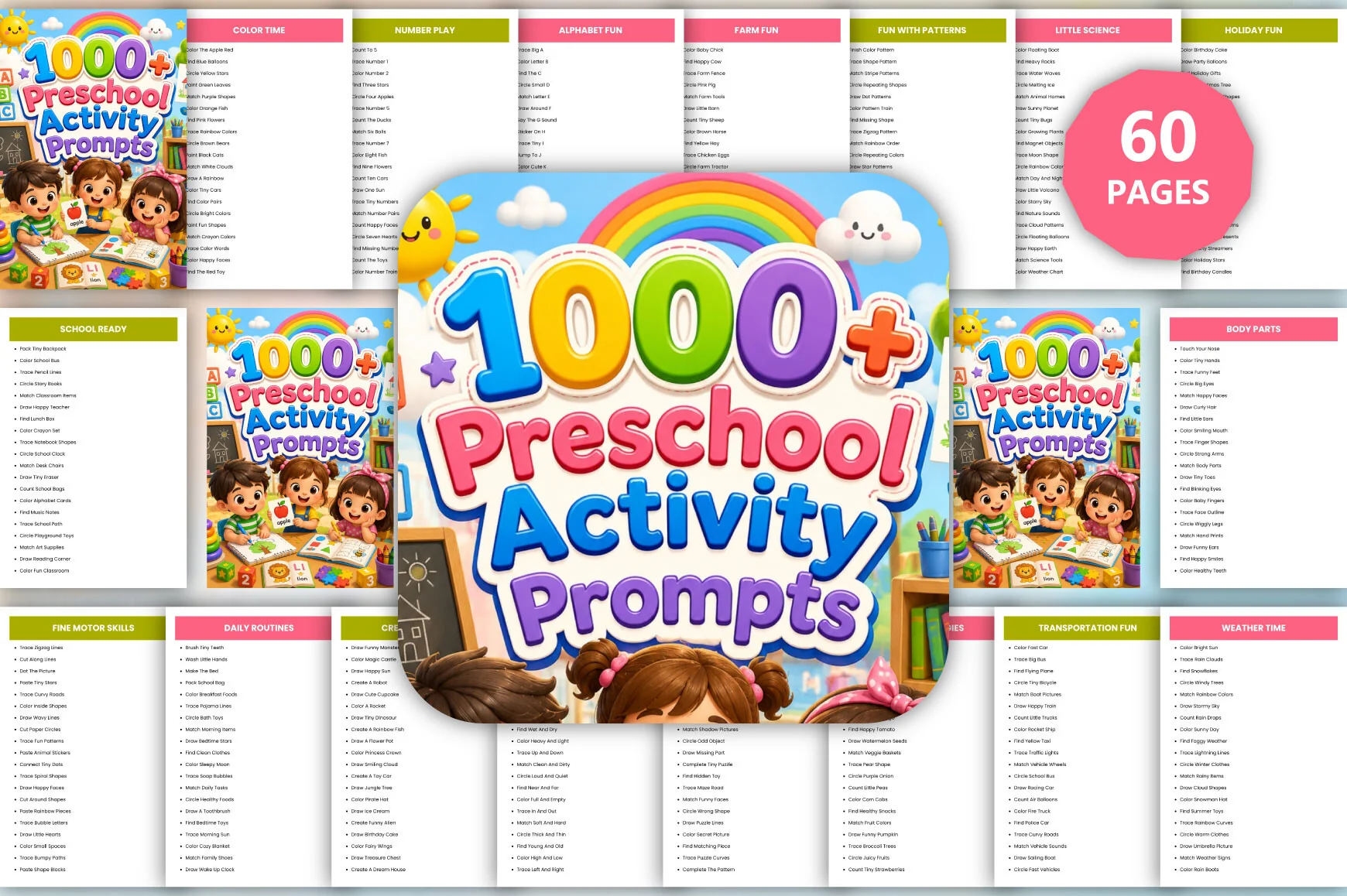 Preschool Activity Prompts