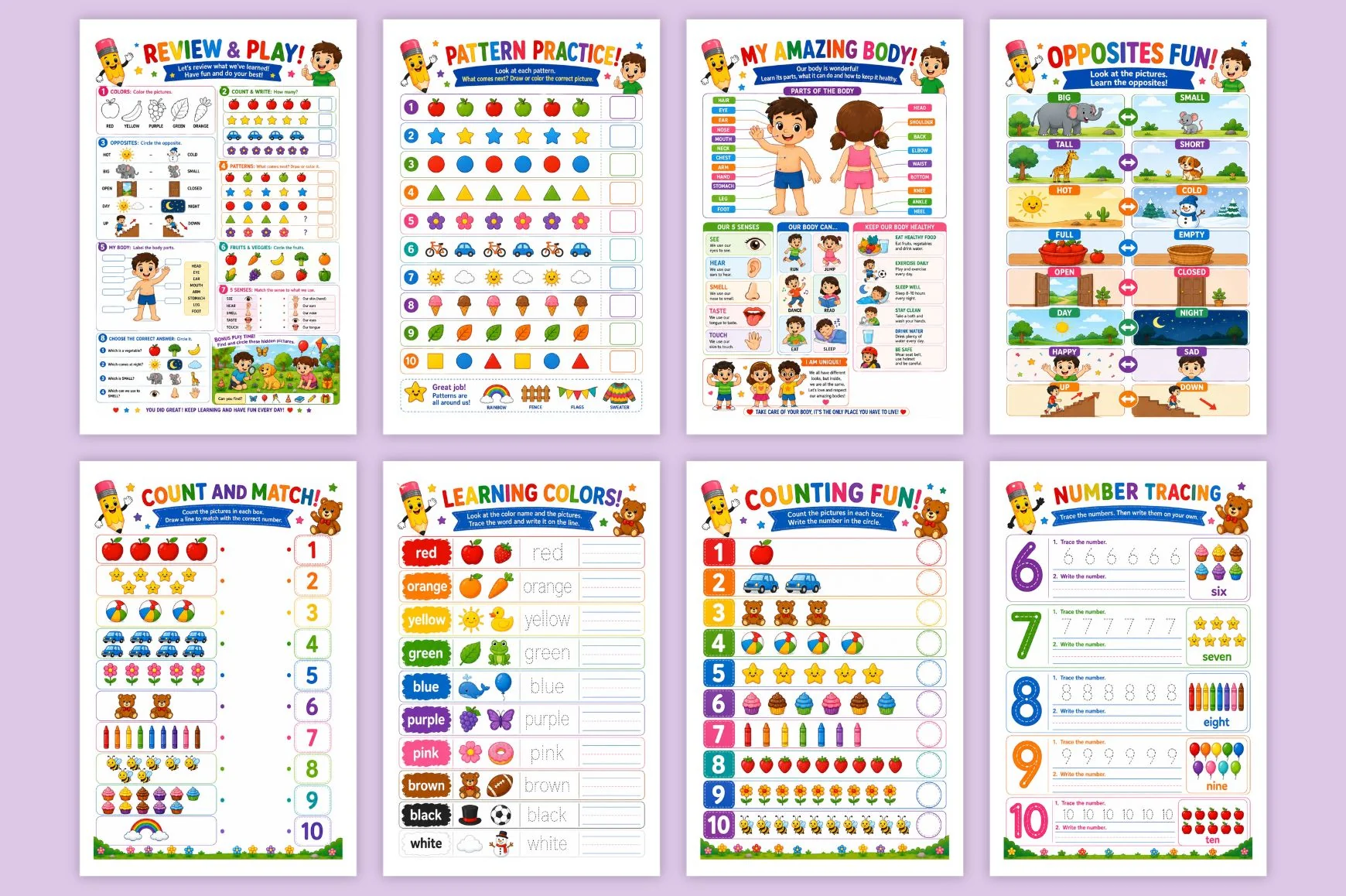 Preschool Learning Workbook - Image 4