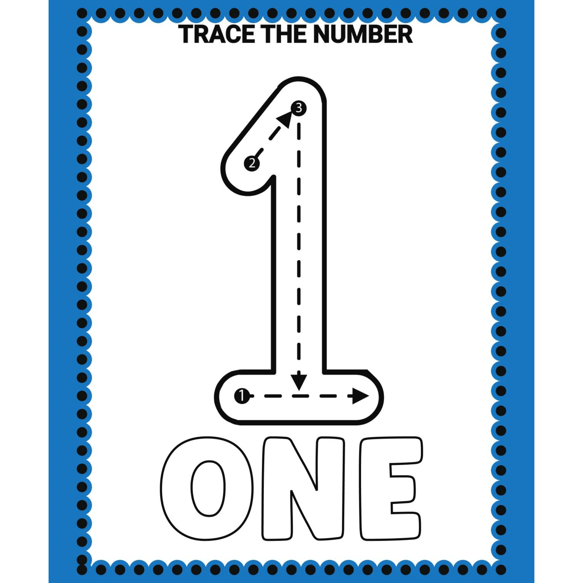 Preschool Tracing Shapes and Numbers Workbook - Image 5