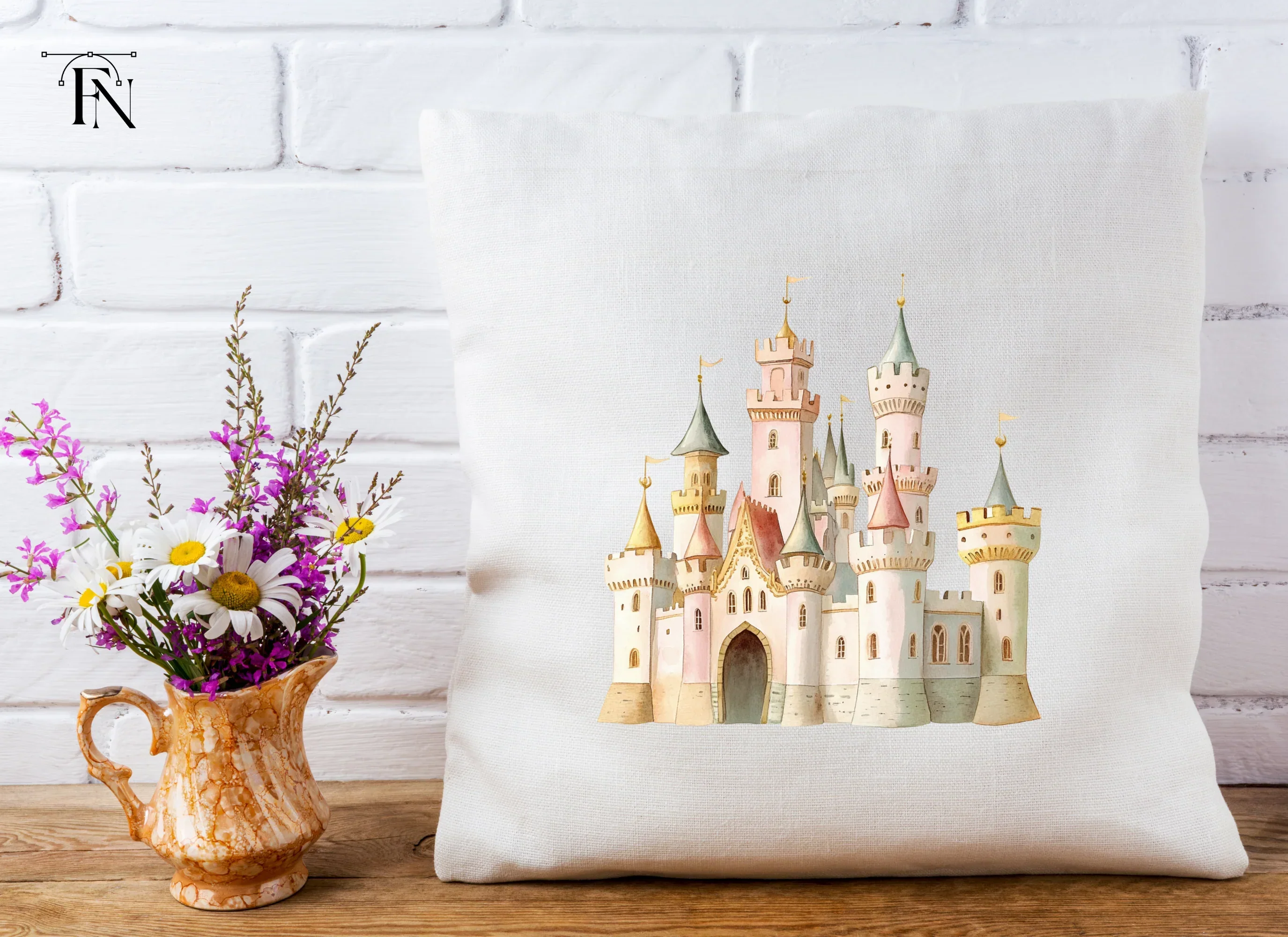 Princess Castle Clipart Bundle - Image 4