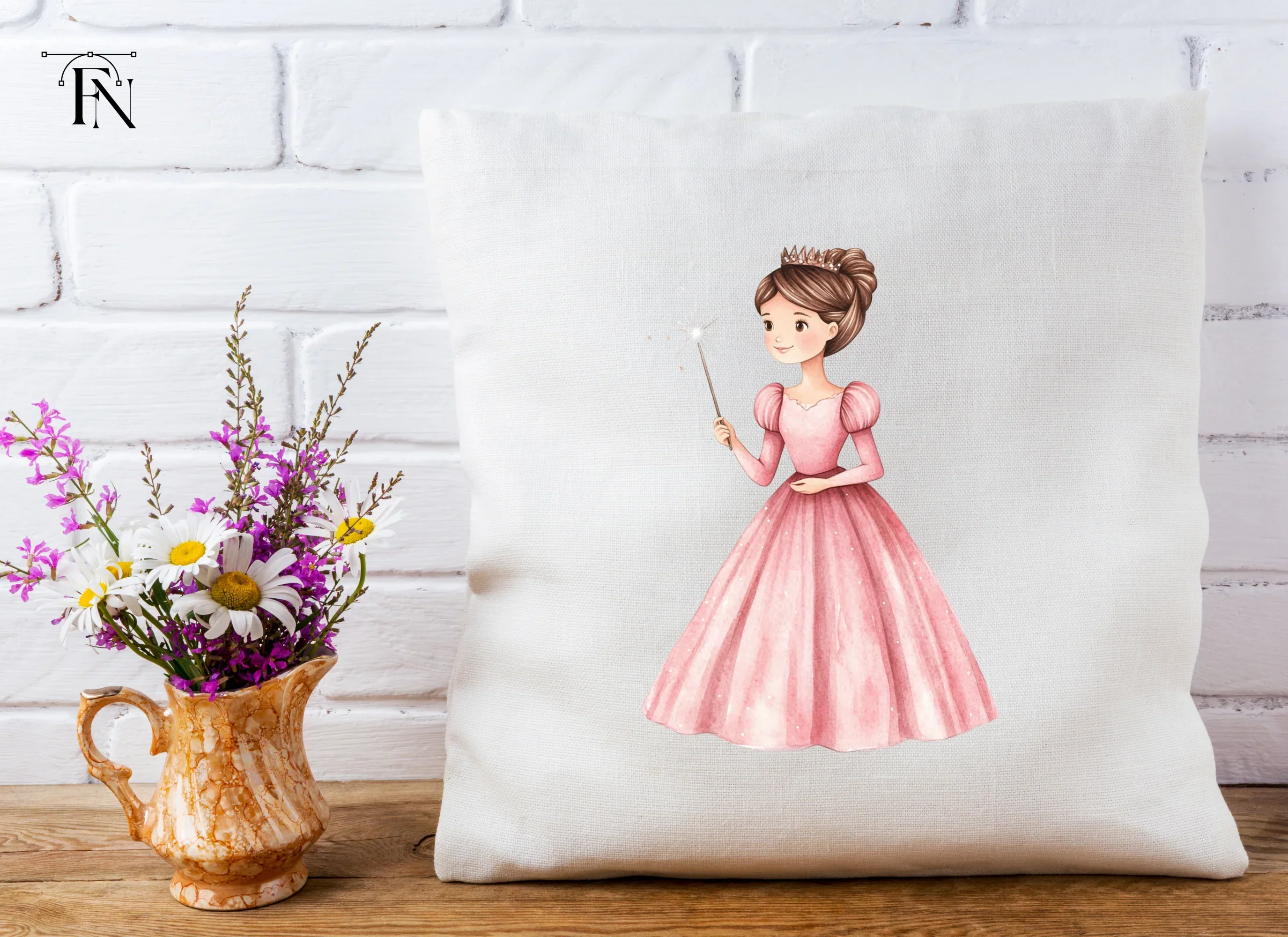 Princess with Wand Clipart Bundle - Image 5