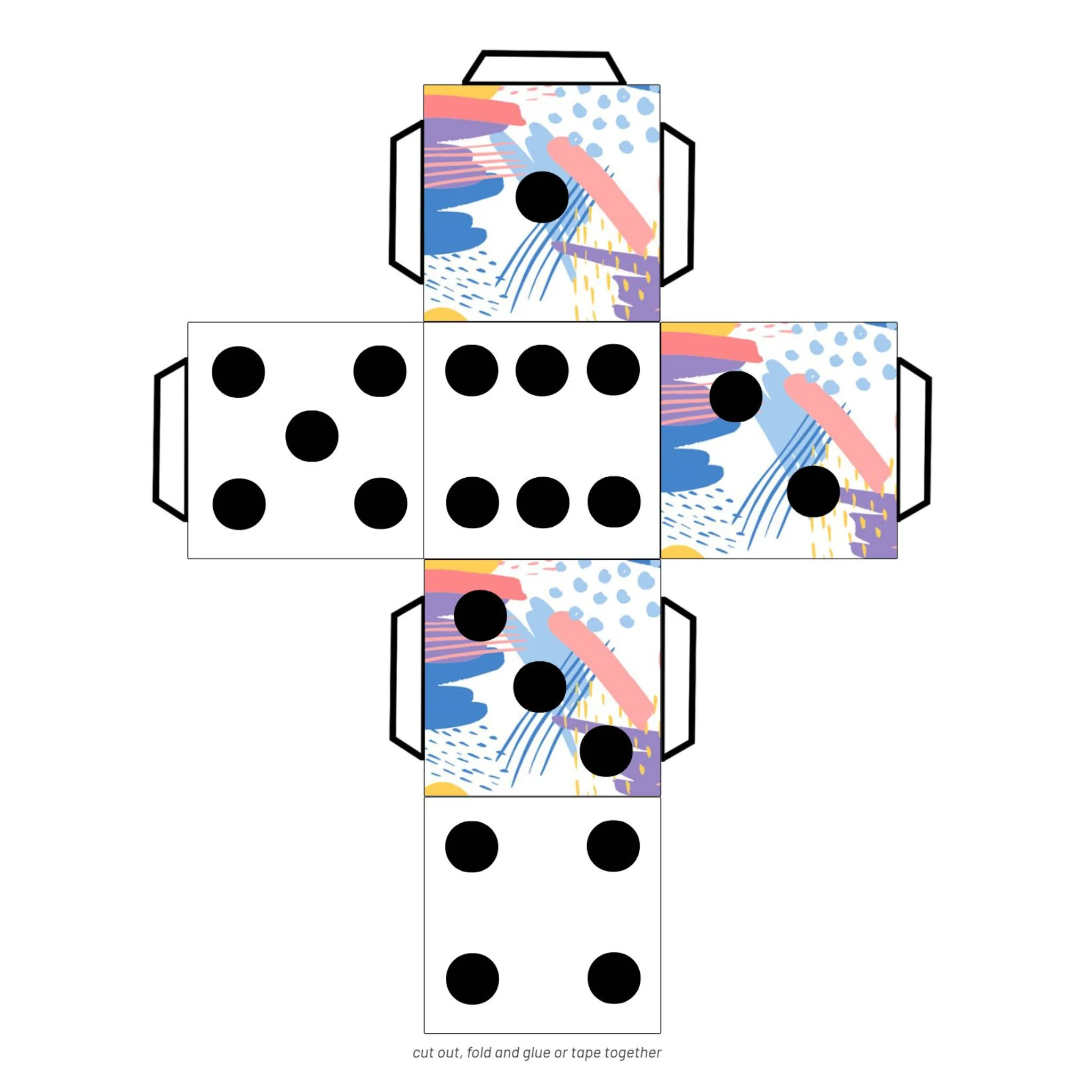Printable Dice Templates Bundle - Image 2