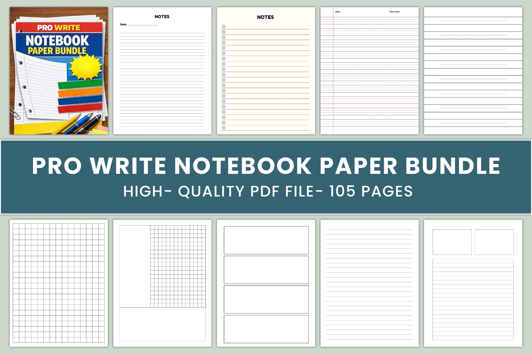 Pro Write Notebook Journal