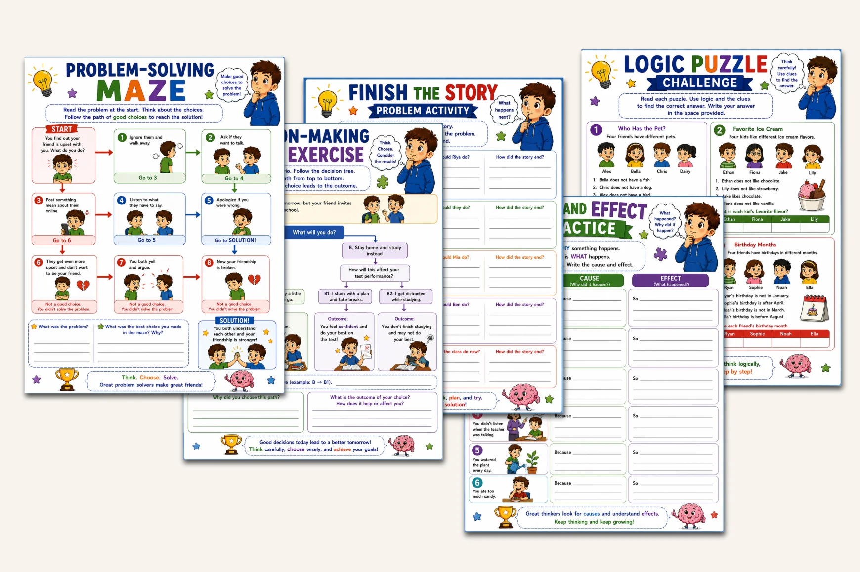 Problem Solving For Kids Workbook - Image 3