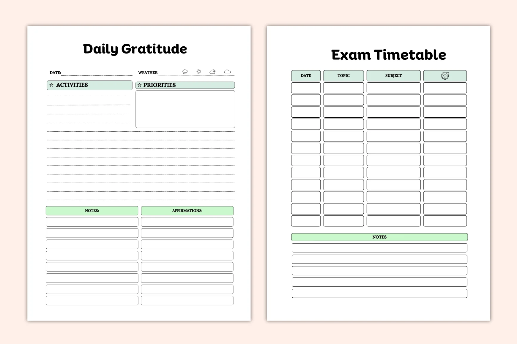 Productivity Focus Planner - Image 2