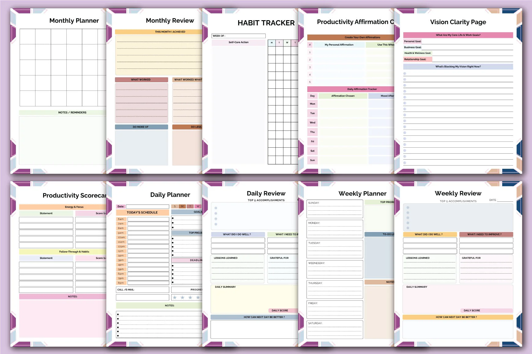 Productivity Playbook Planner - Image 4