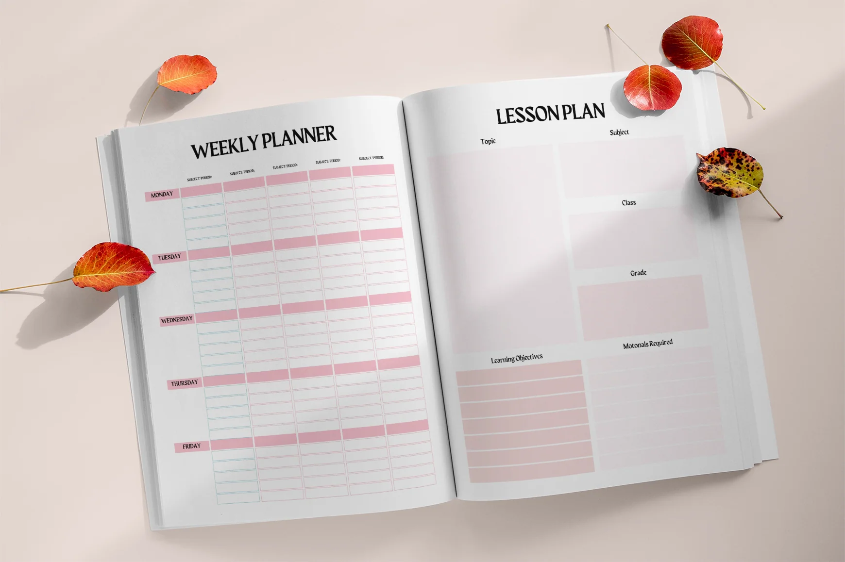 Professional Teacher Planning System Planner - Image 3
