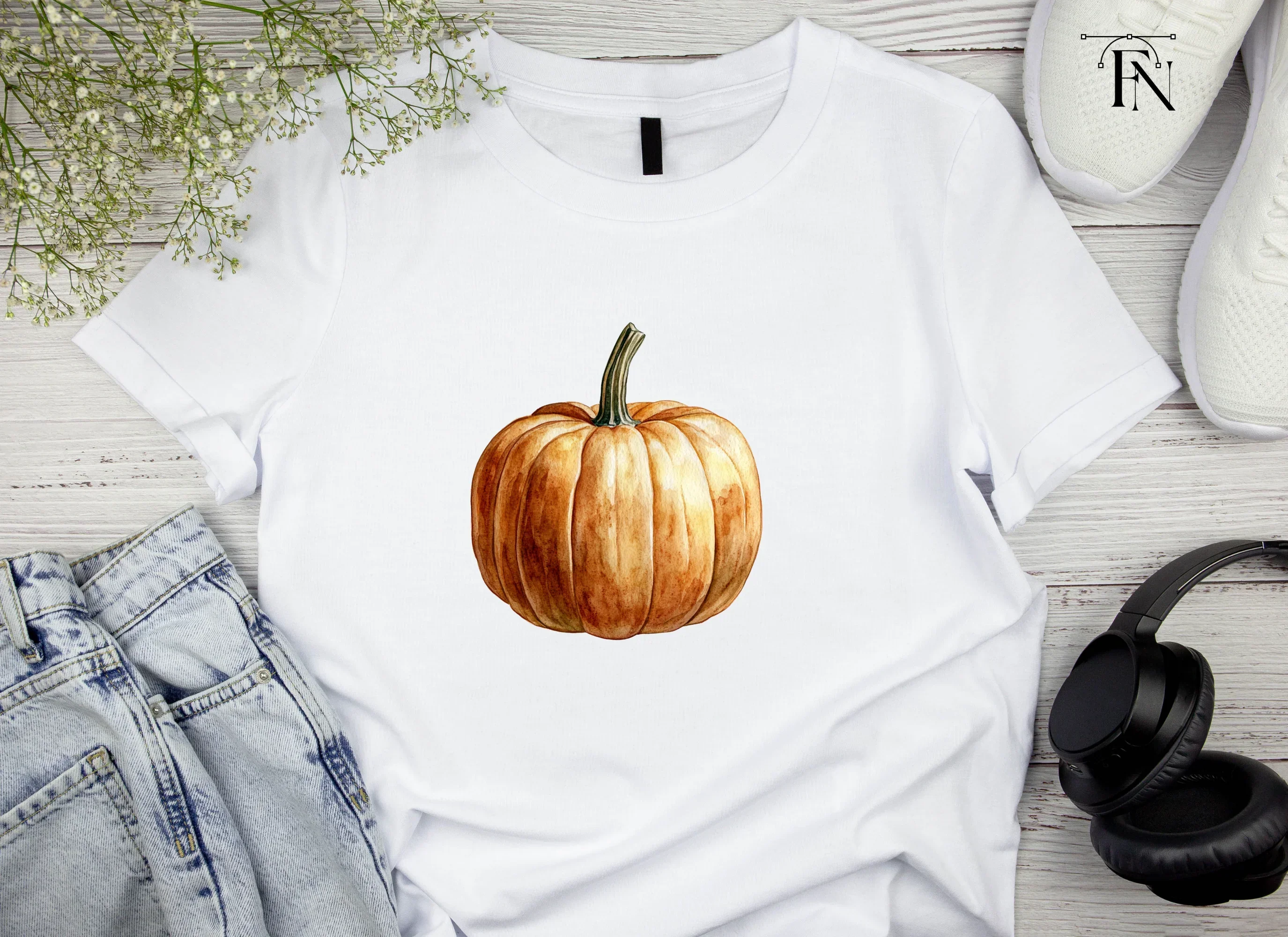 Pumpkins Clipart Bundle - Image 4