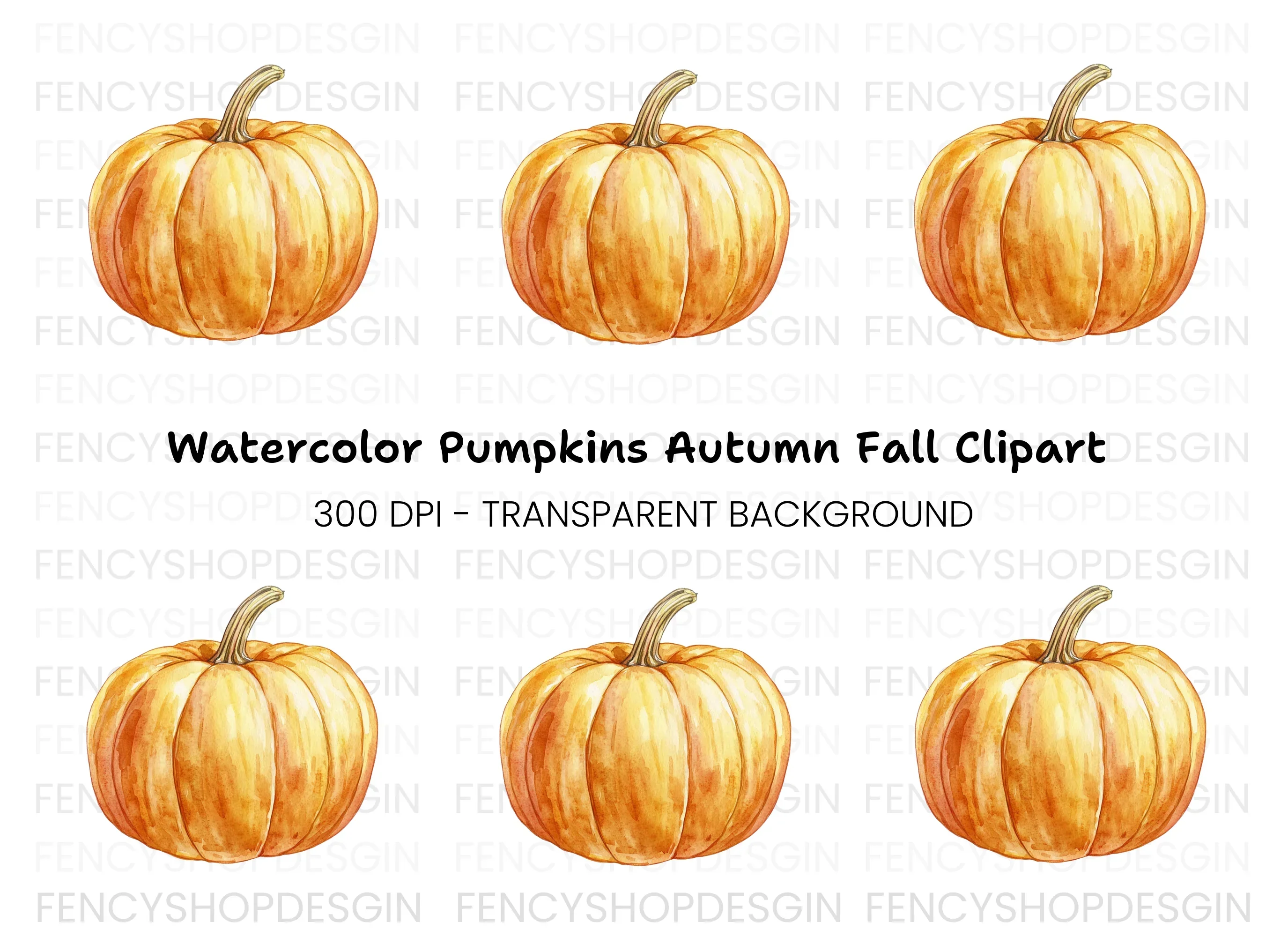 Pumpkins Clipart Bundle