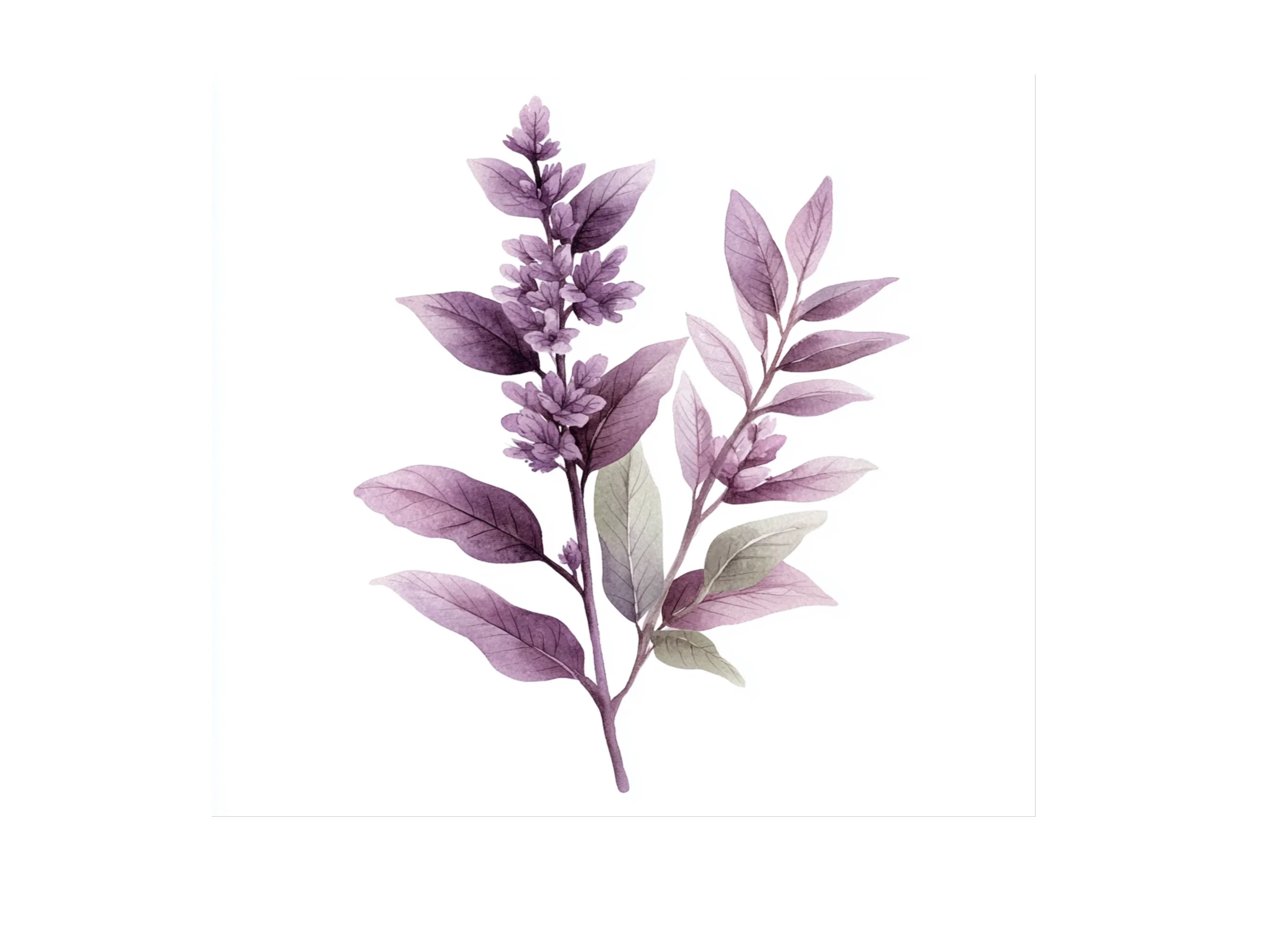 Purple Lavender Clipart Bundle - Image 3