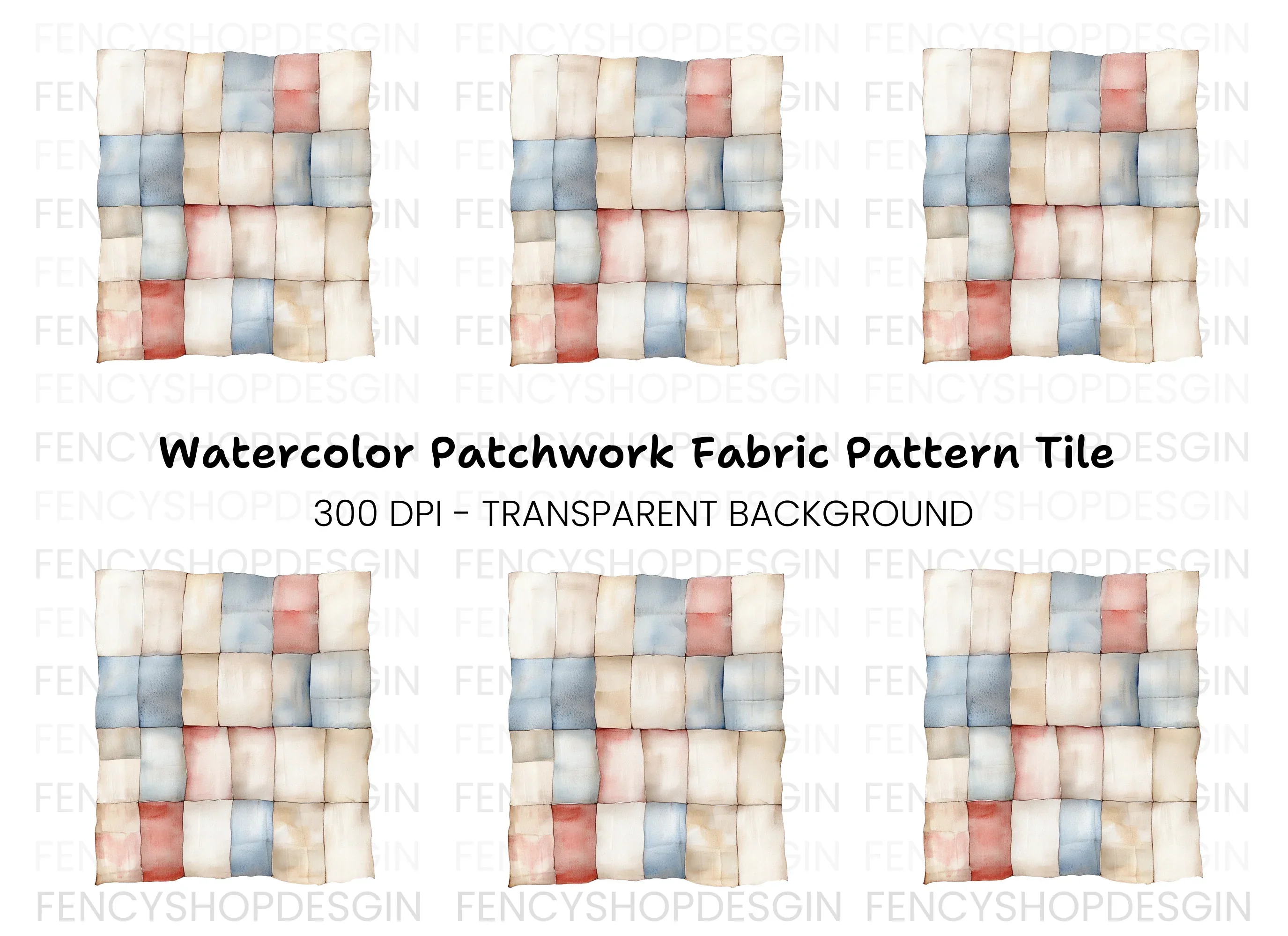 Quilt Blocks Clipart Bundle