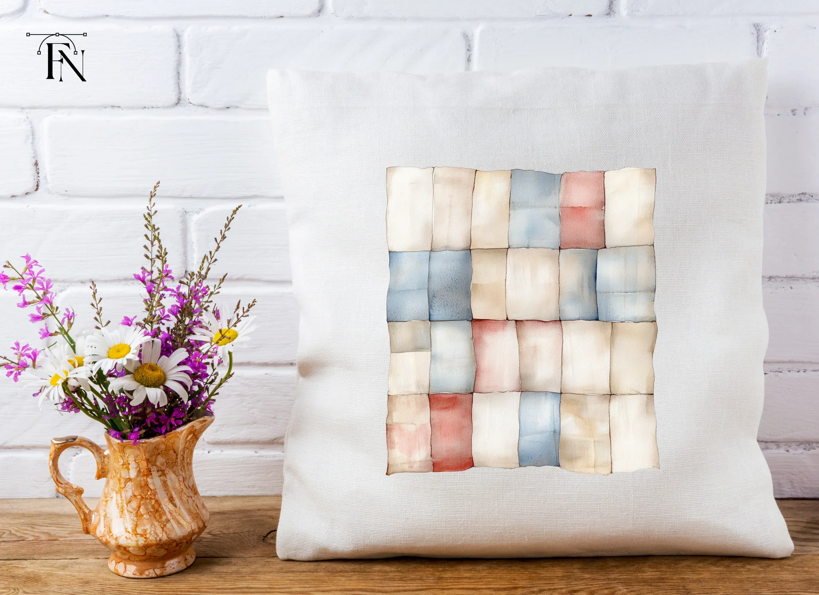 Quilt Blocks Clipart Bundle - Image 5