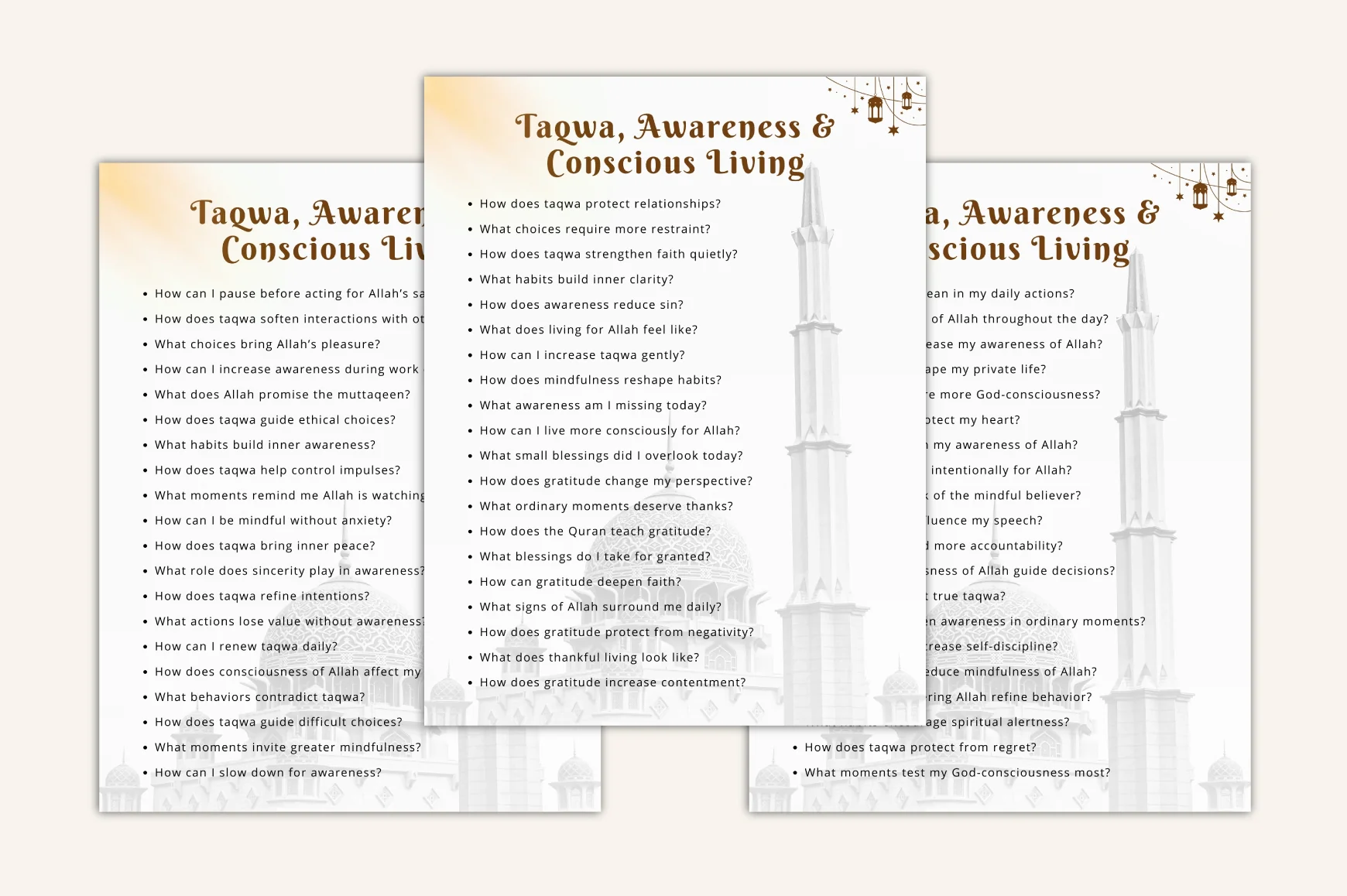 Quranic Thought Journaling Prompts - Image 6