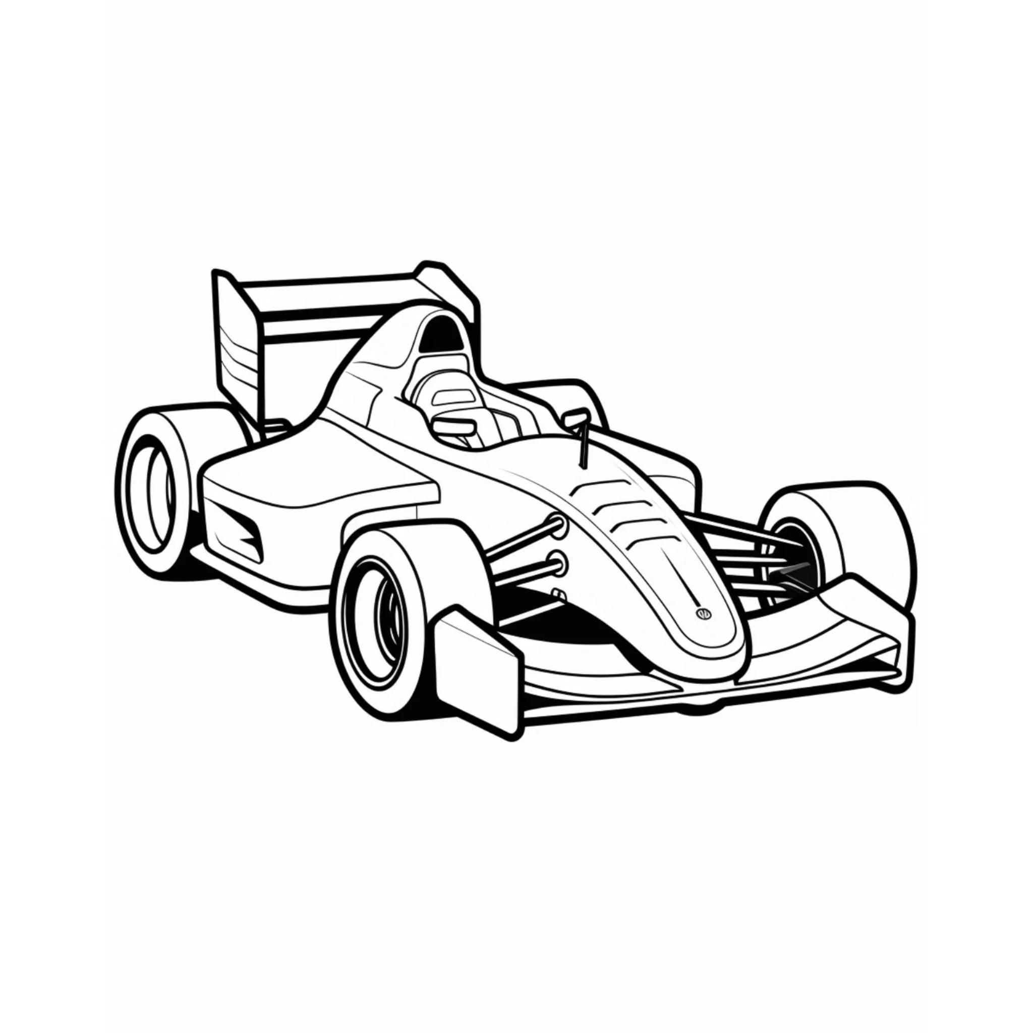 Race Car Coloring Book for Kids