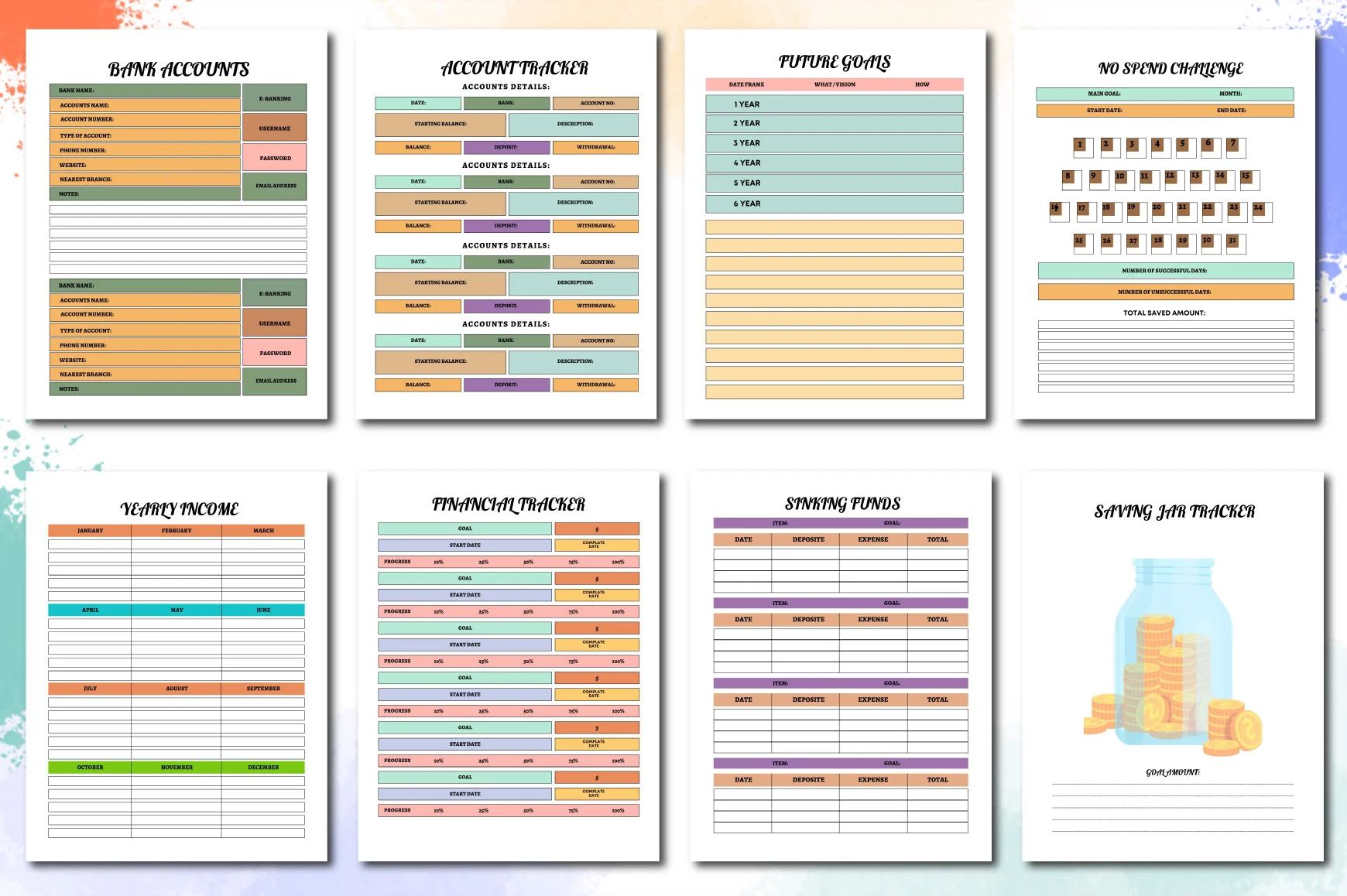 Rainbow Budget Planner - Image 2