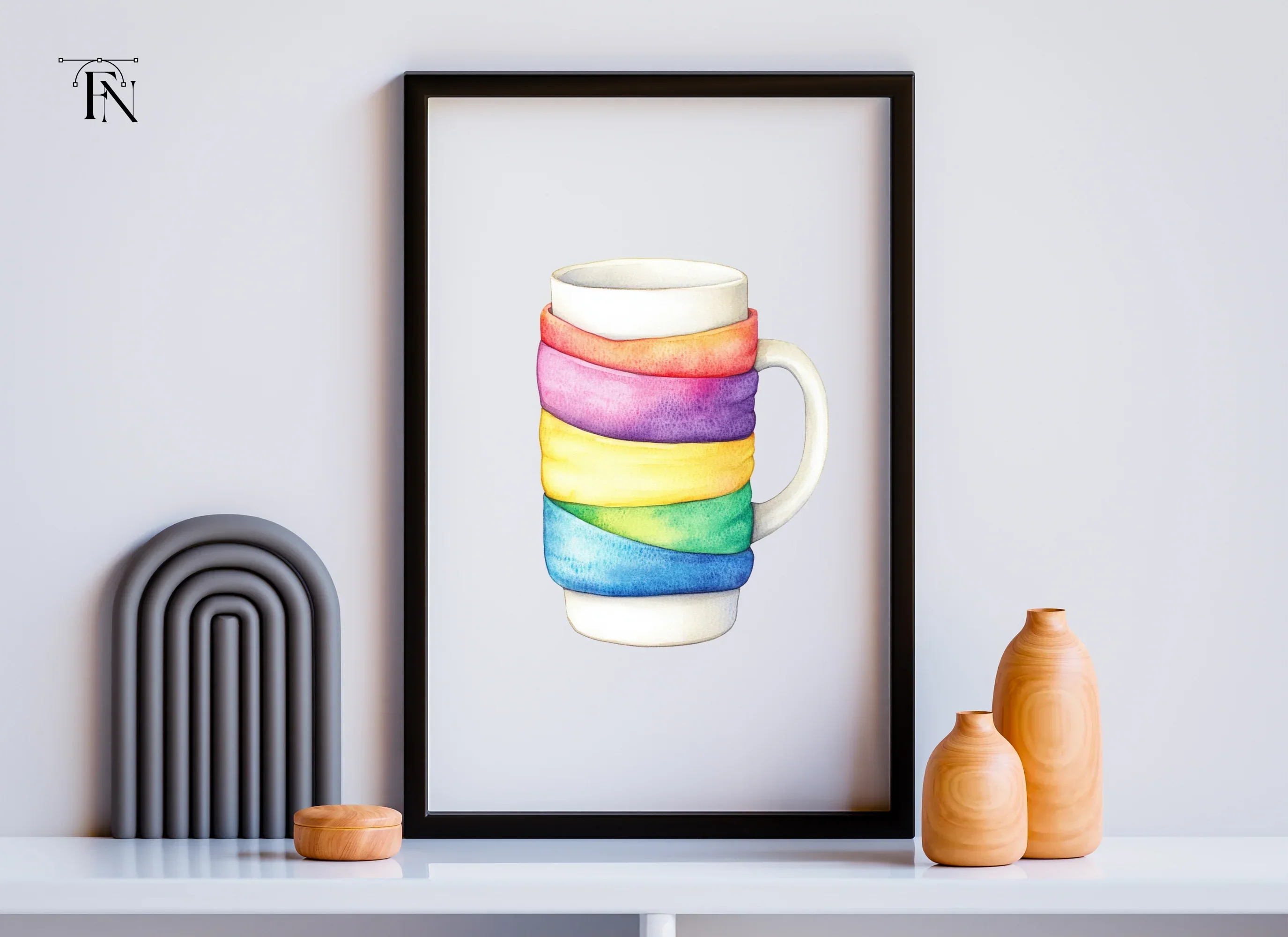 Rainbow Clipart Bundle - Image 4