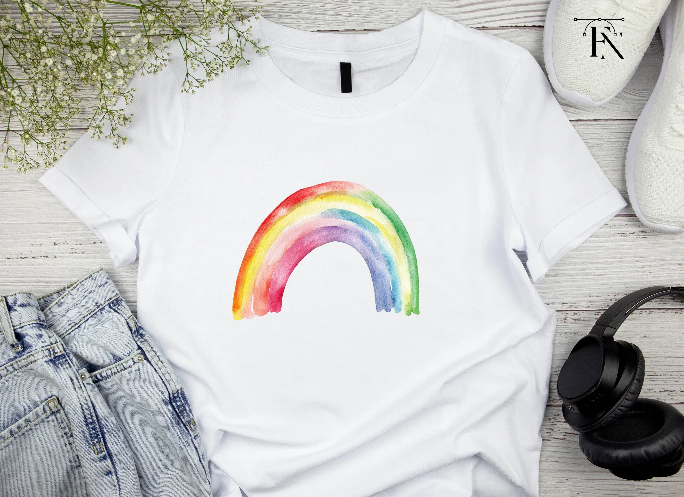 Rainbow Clipart Bundle - Image 4