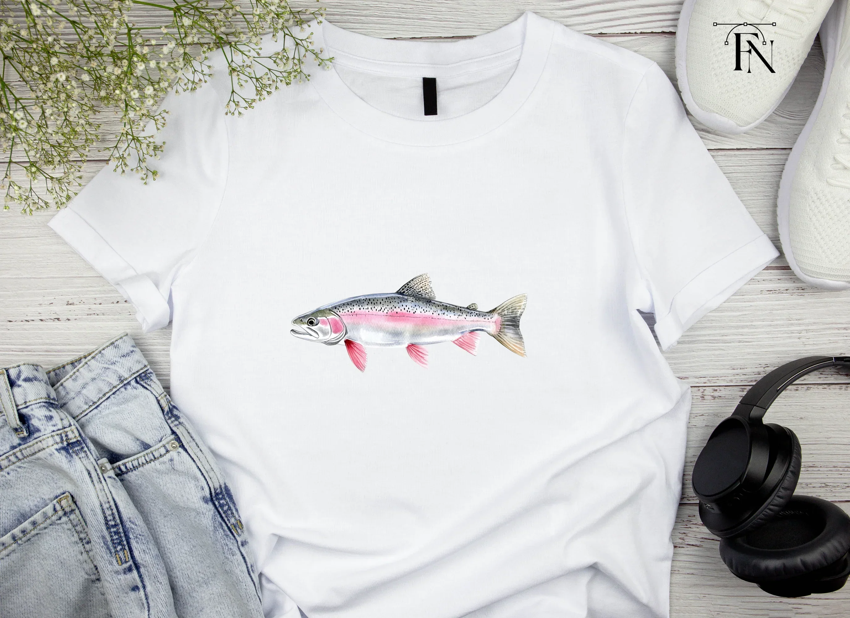 Rainbow Trout Fish Clipart Bundle - Image 4